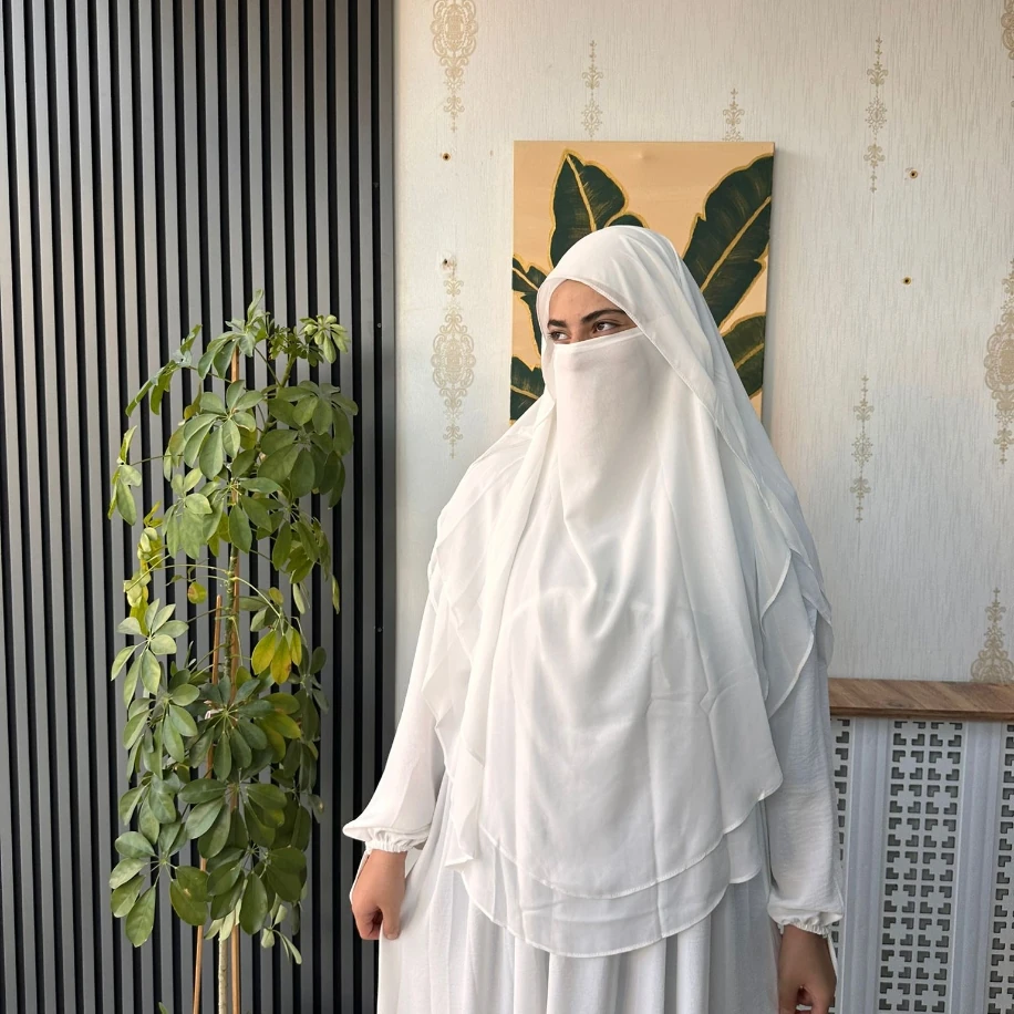 Gölgeli Oval Sufle - Beyaz