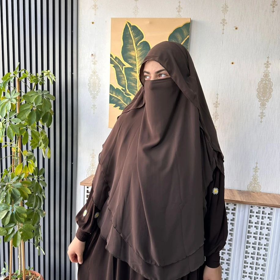 Gölgeli Oval Sufle - Kahverengi