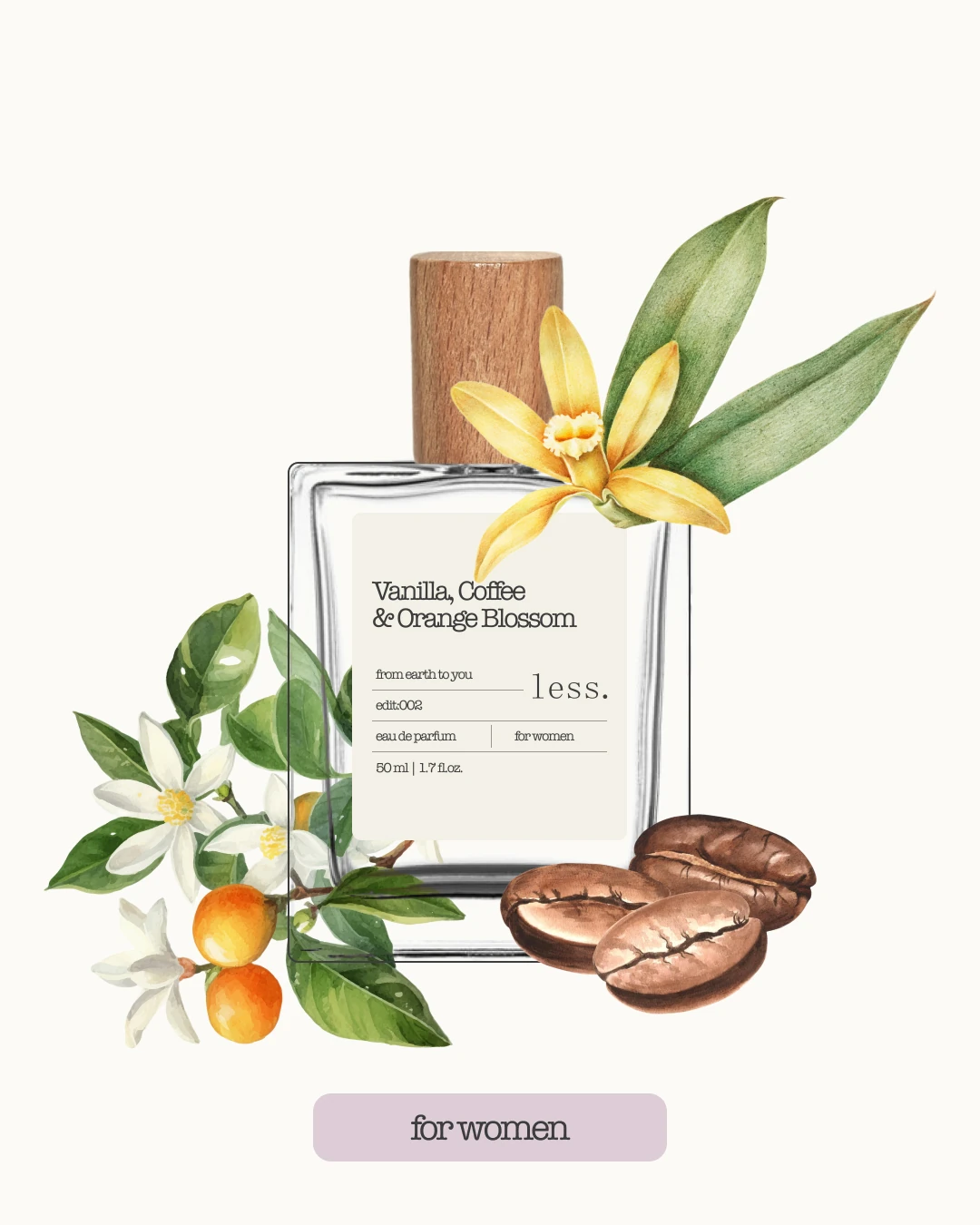 Vanilla, Orange Blossom & Coffee Edit:002 Kadın Parfüm 50ml | Eau