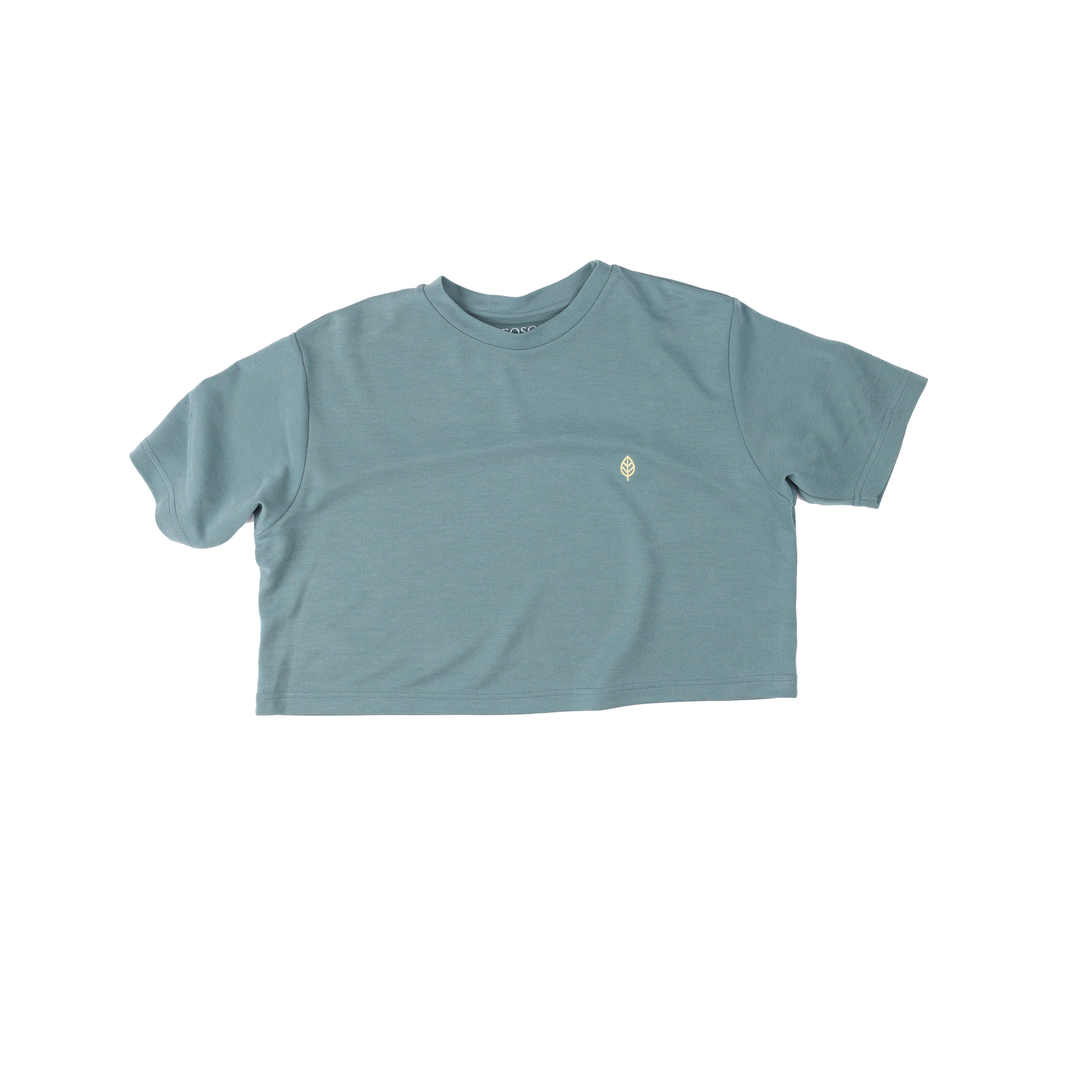Yeşil Kadın Crop T-Shirt