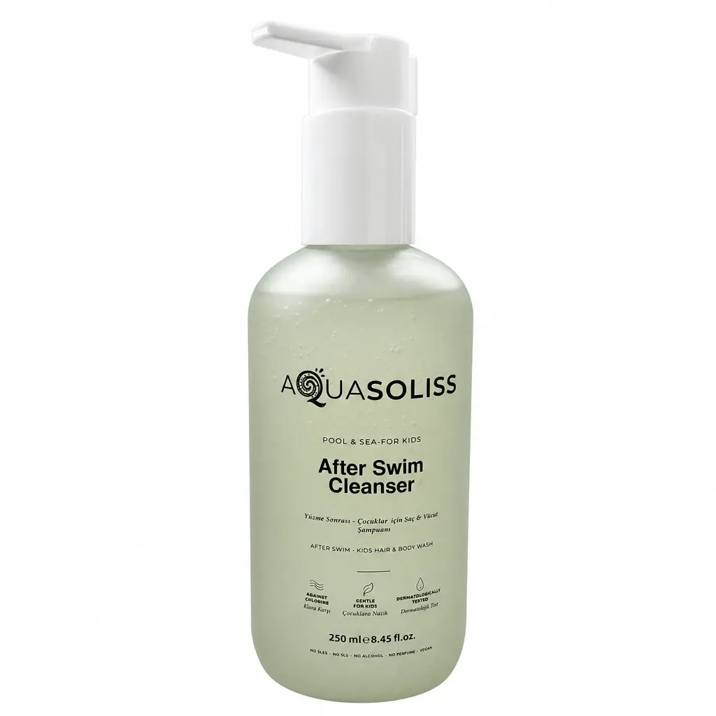 Aquasoliss After Swim Cleanser çocuk yüzme sonrası şampuan