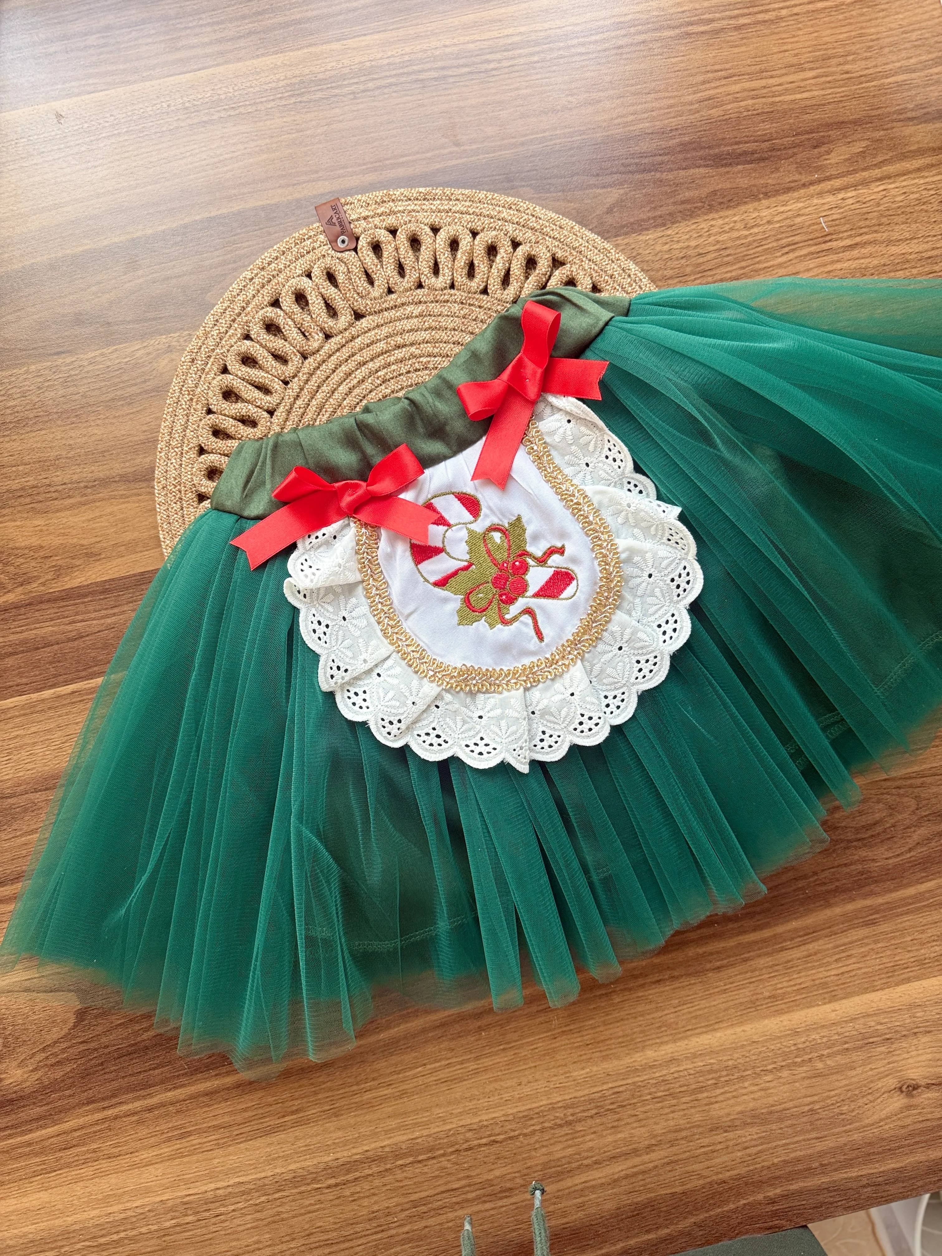tütü etek noel nakışlı