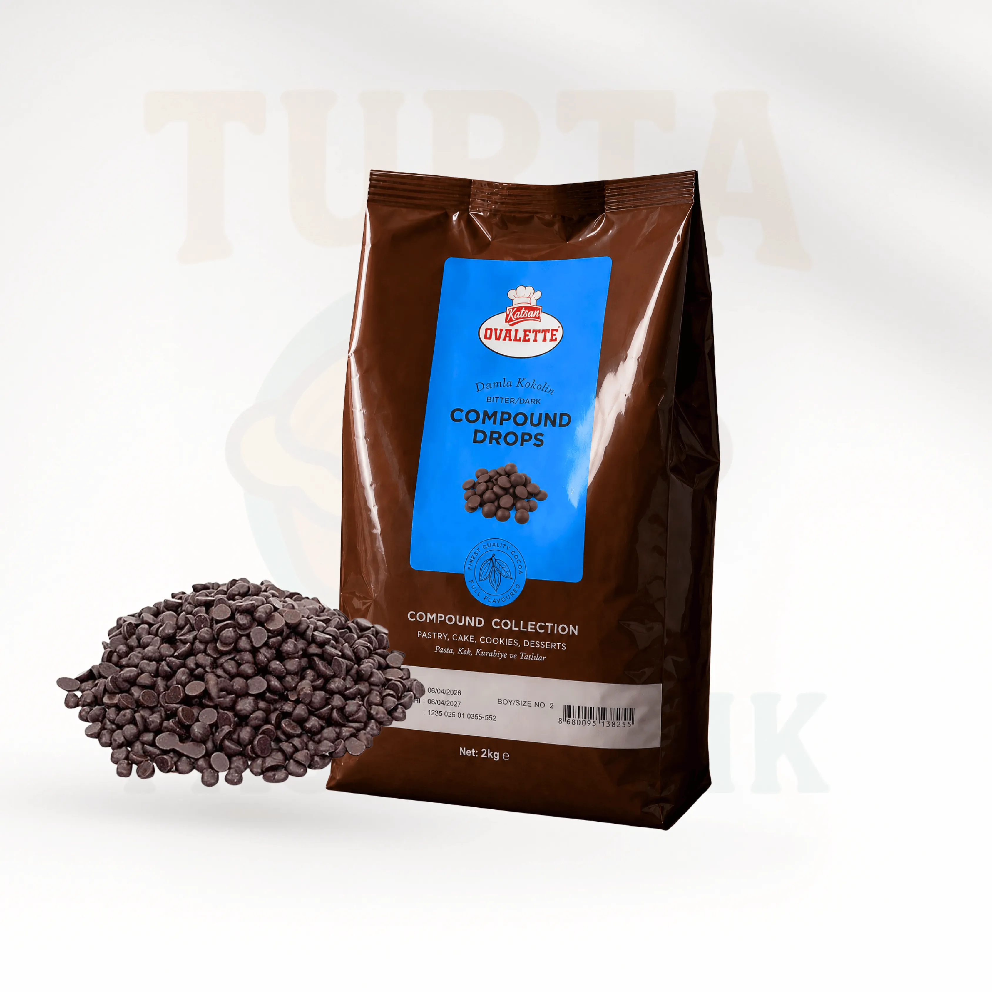 OVALETTE BİTTER DAMLA KOKOLİN – 1 KG