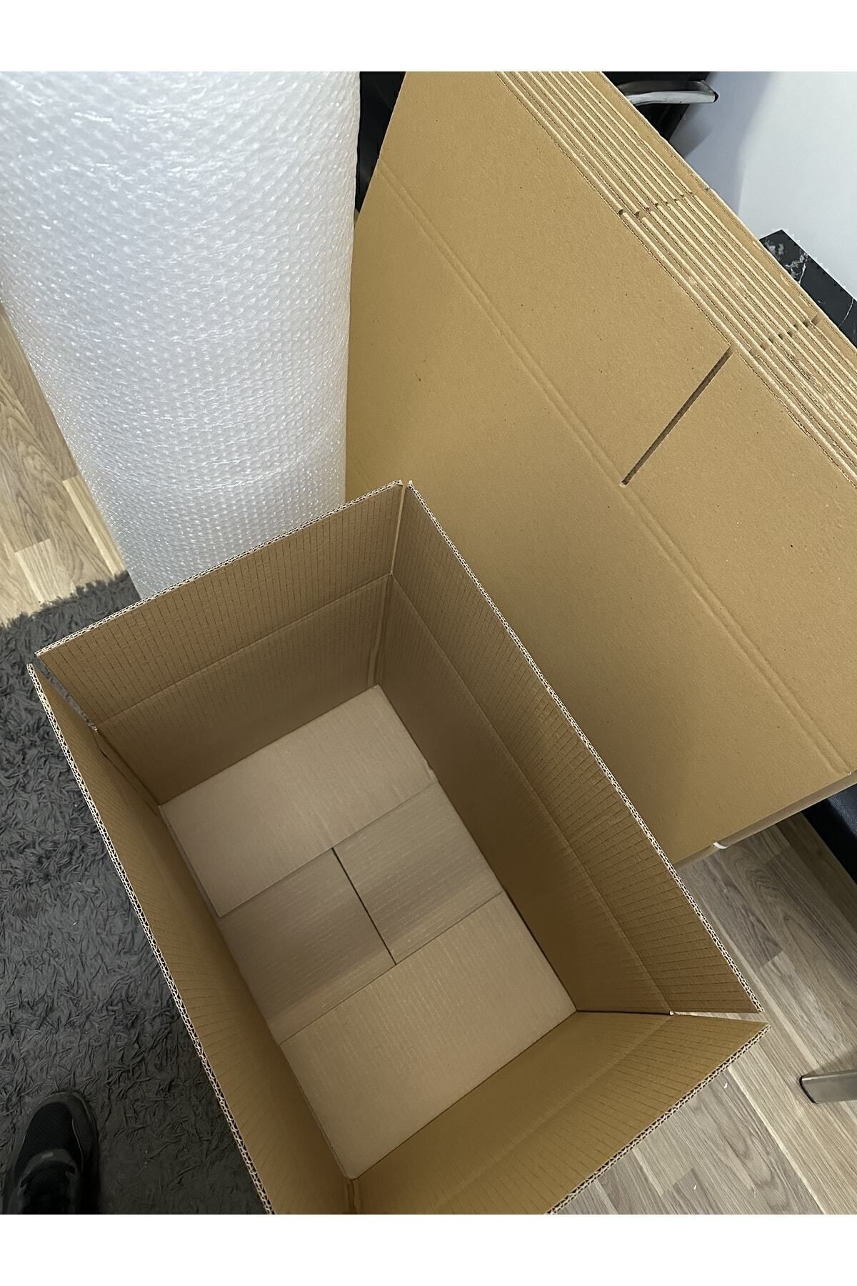 Kutu Boş Karton Koli 60x40x40 Büyük Boy 10 lu Adet, Çift Oluklu Koli