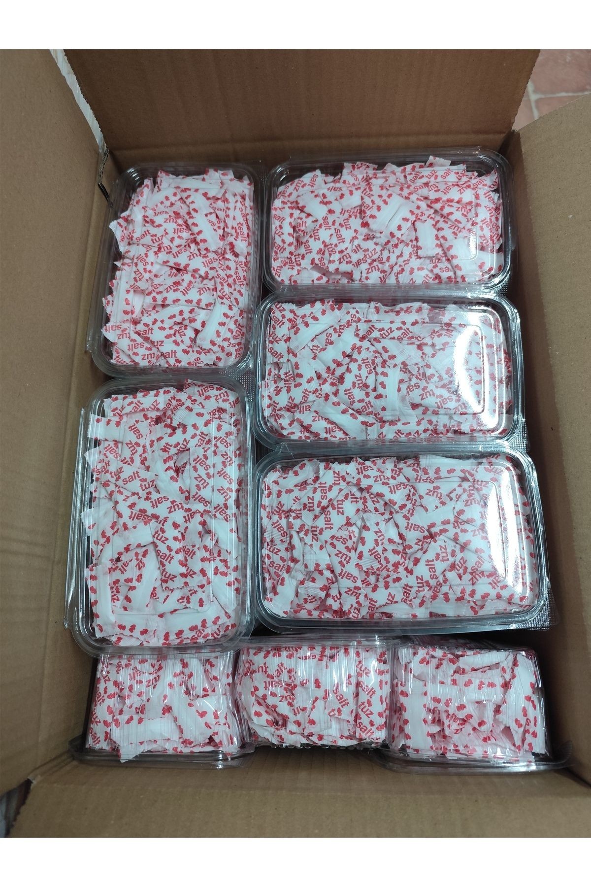 Stick Tuz 2gr 7200 Adet Sızdırmaz Paketlerde 18 Paket Kolide ''ıyotlu Kaya Tuzu''