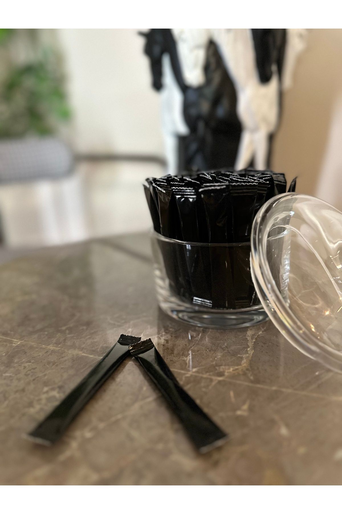 Stick Şeker Siyah Baskılı 3 gr 8000 adet