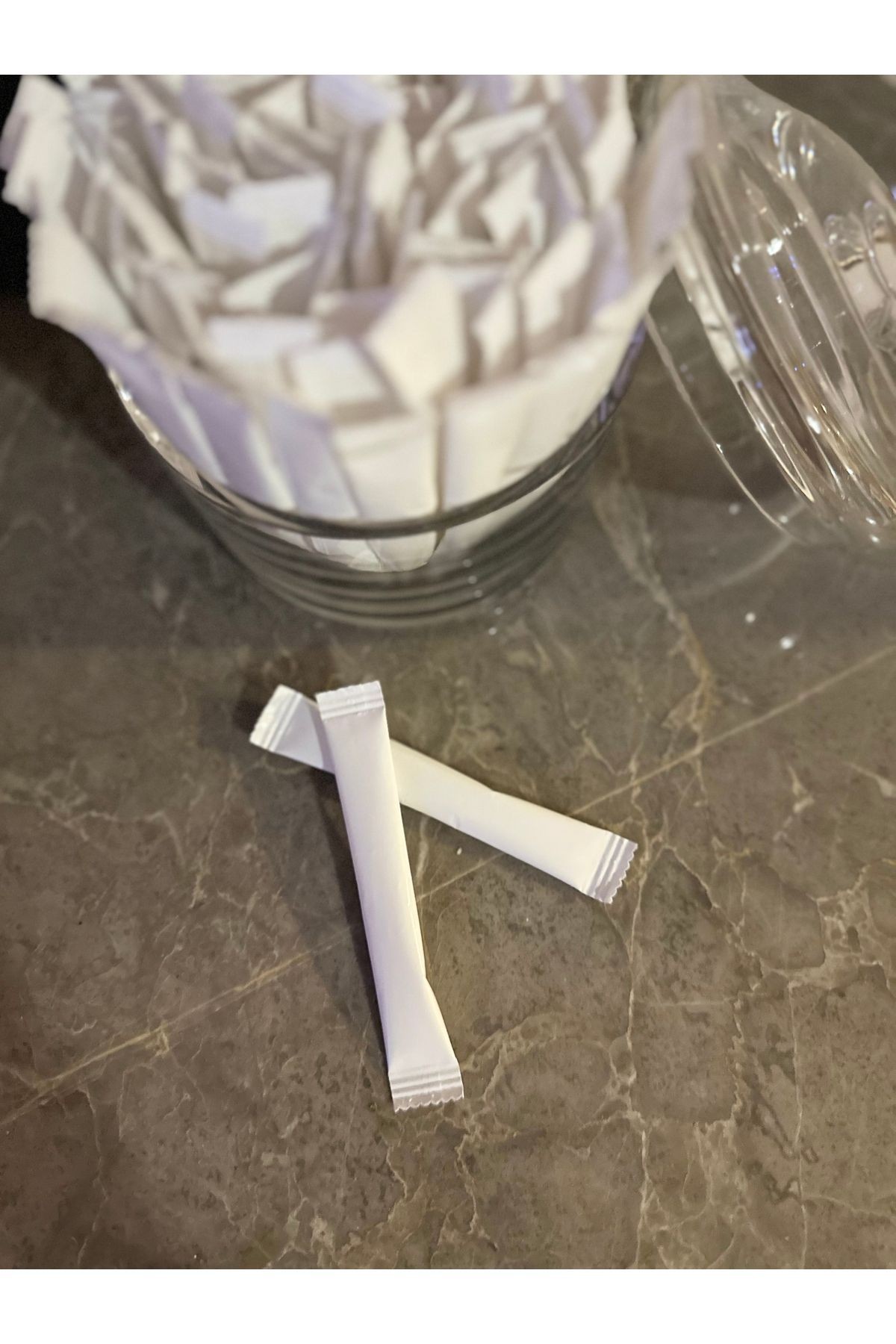 Alazpack Stick Şeker Beyaz Baskısız 3gr 100 Adet