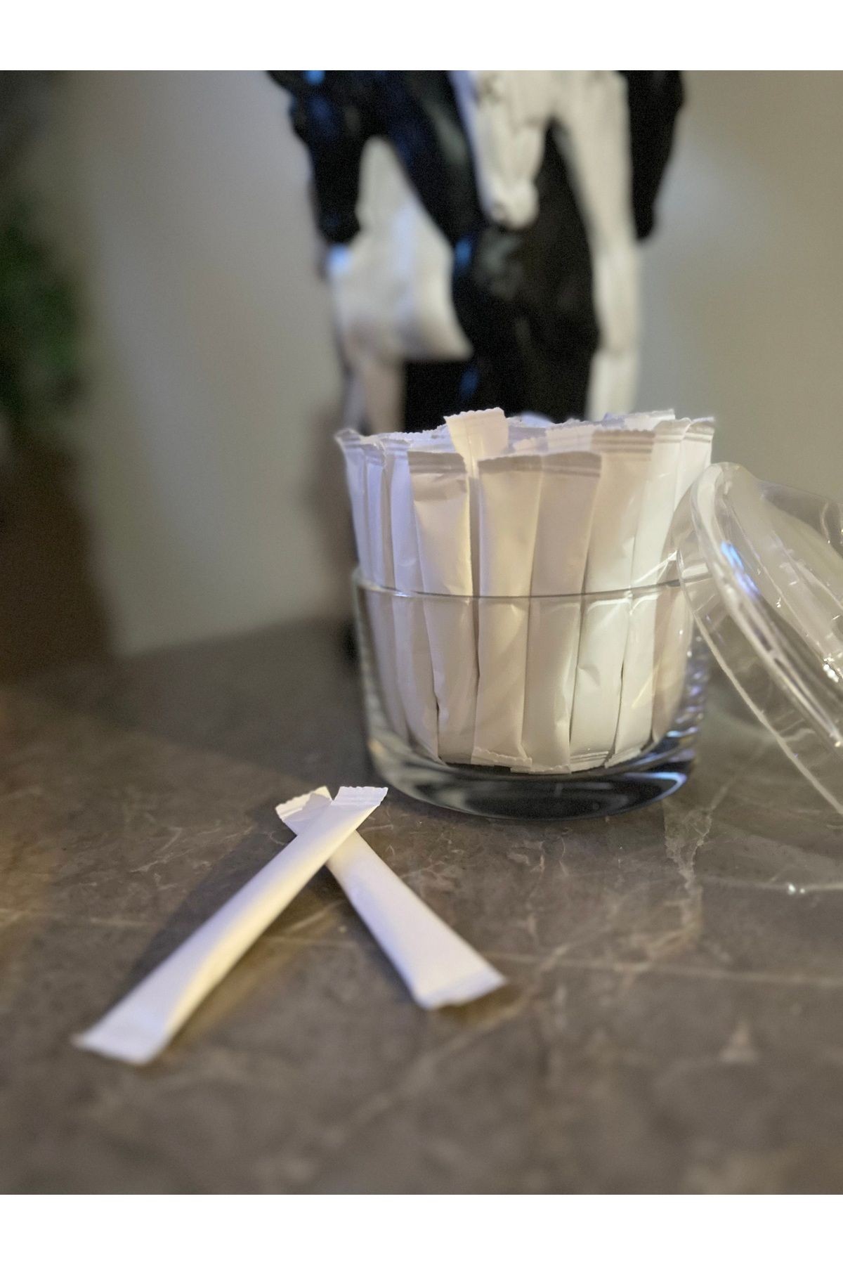 Alazpack Stick Şeker Beyaz Baskısız 3gr 500 Adet