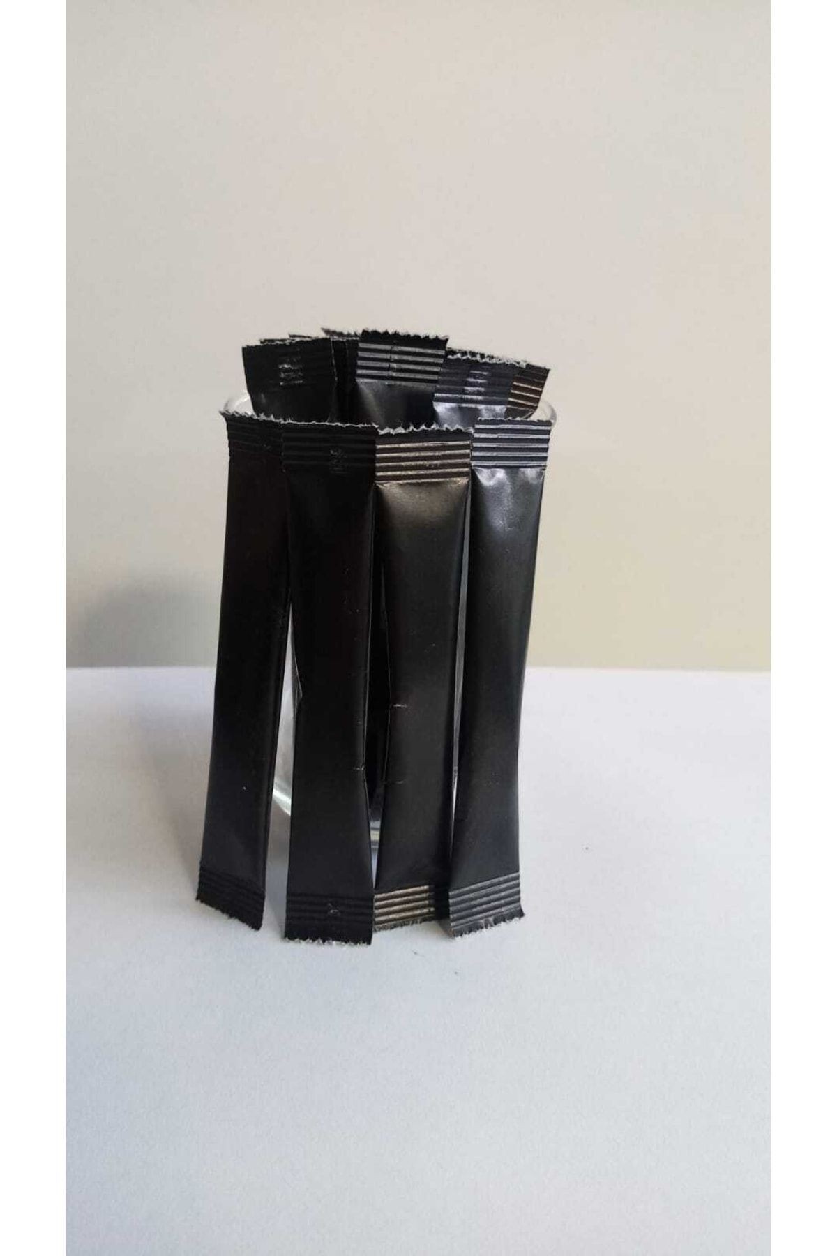 Stick Şeker Toz Şeker 3 gr 1000 Adet Siyah Baskısız 3 Kg
