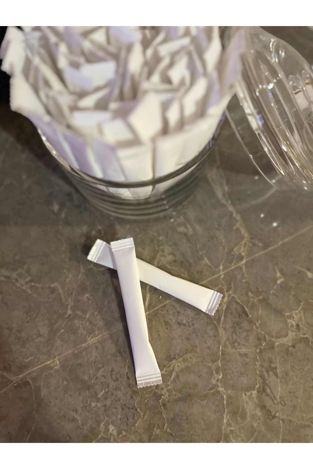 Alazpack Stick Şeker Beyaz Baskısız 3gr 500 Adet