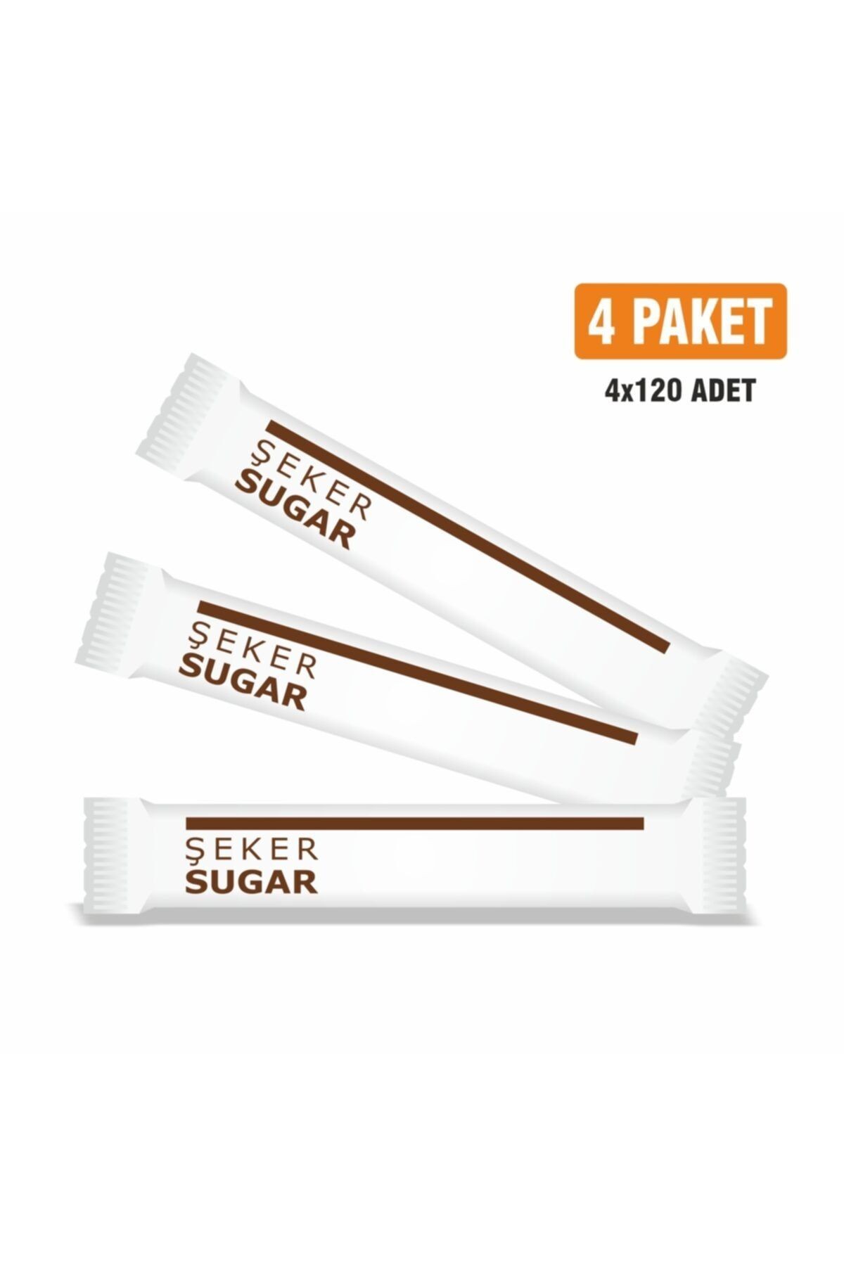 Tek Kullanımlık Stick Beyaz Şeker