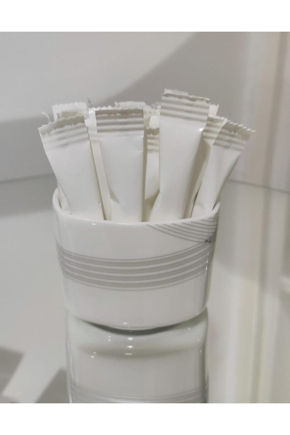 Şeker Stick Beyaz Baskısız 5000 Adet 3 Gr.