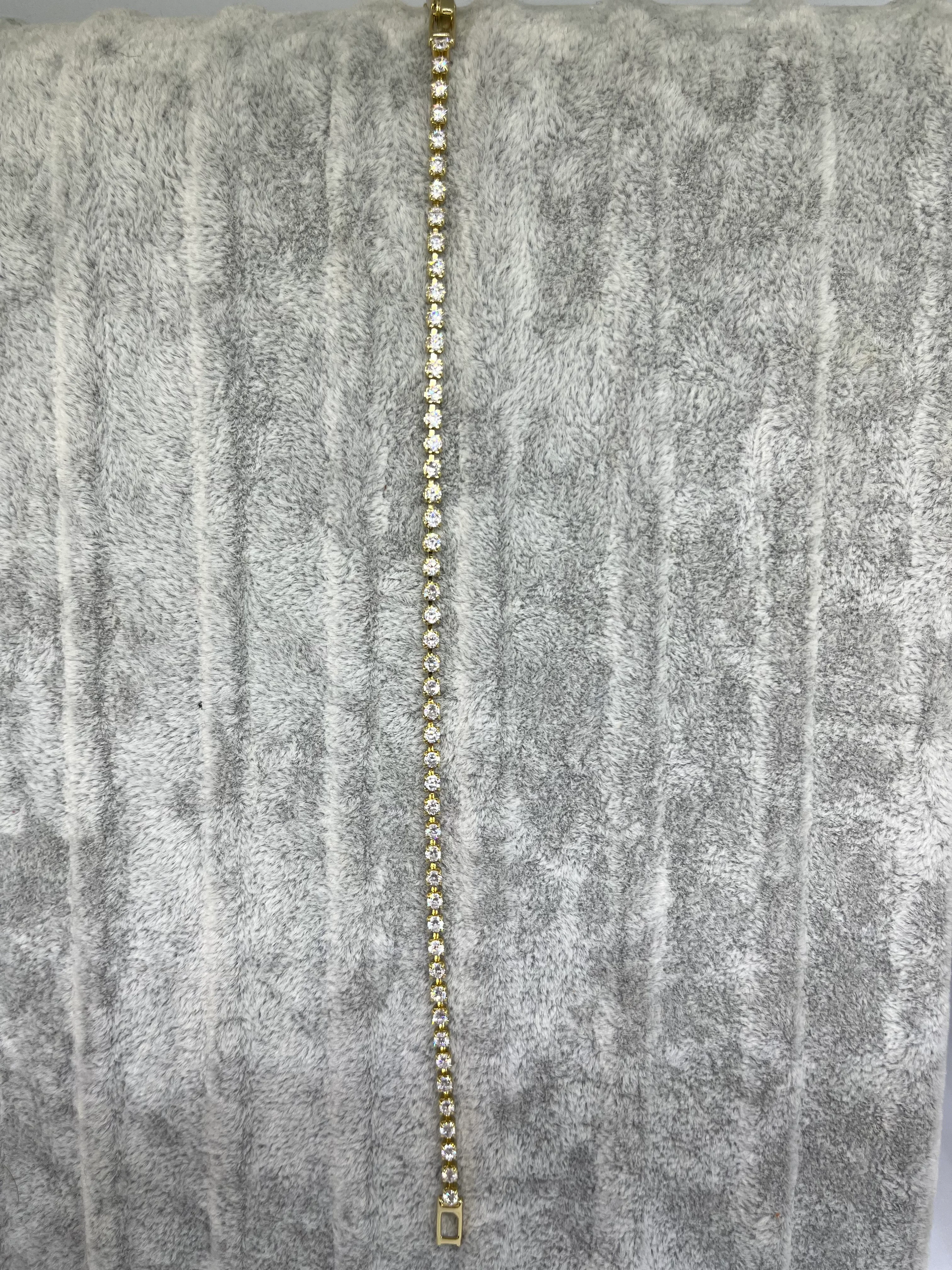 Özel Seri Zirkon Taşlı Su Yolu Bileklik XP (19 cm)