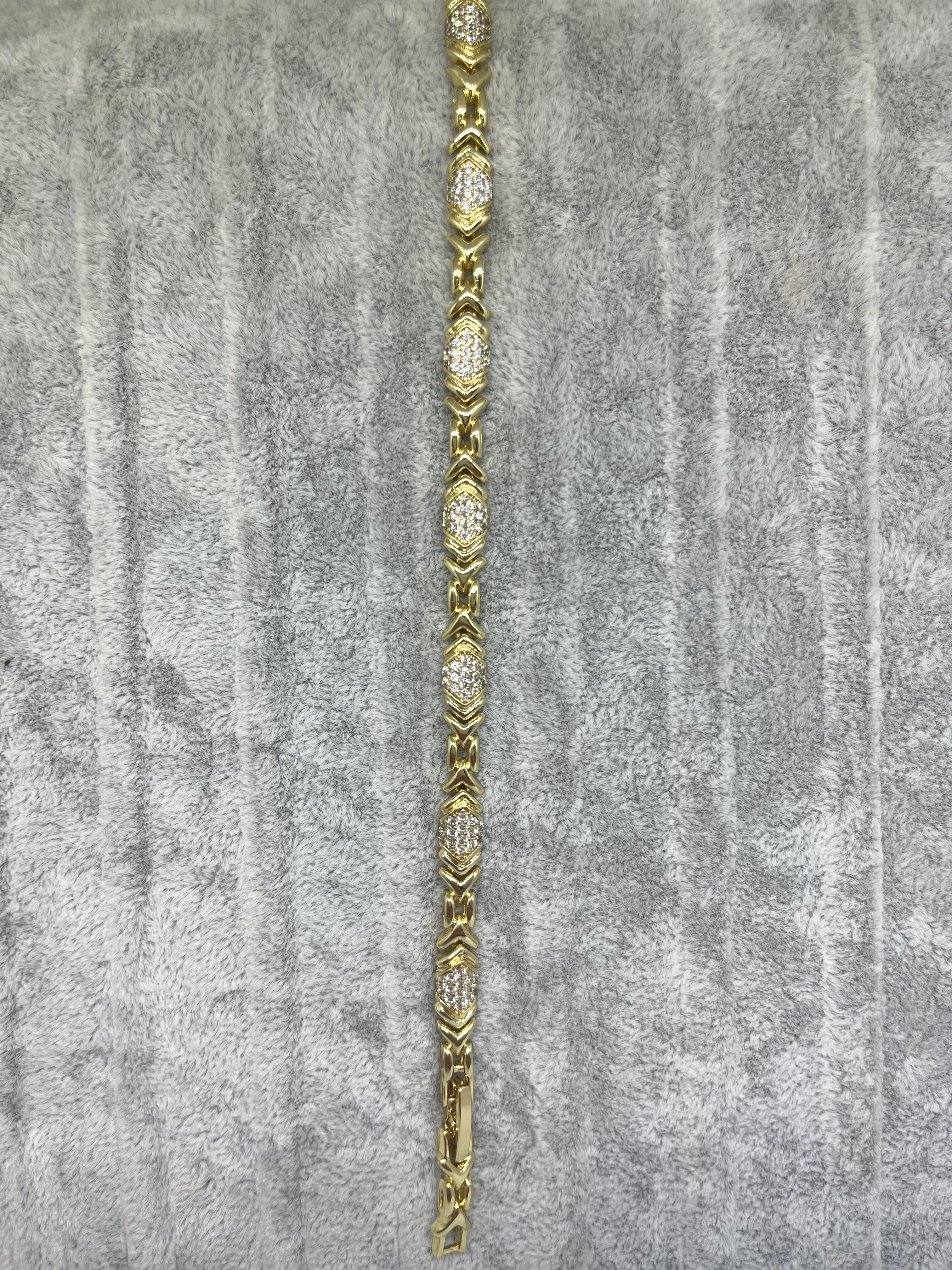 Özel Seri Zirkon Taşlı Bileklik XP (19cm)