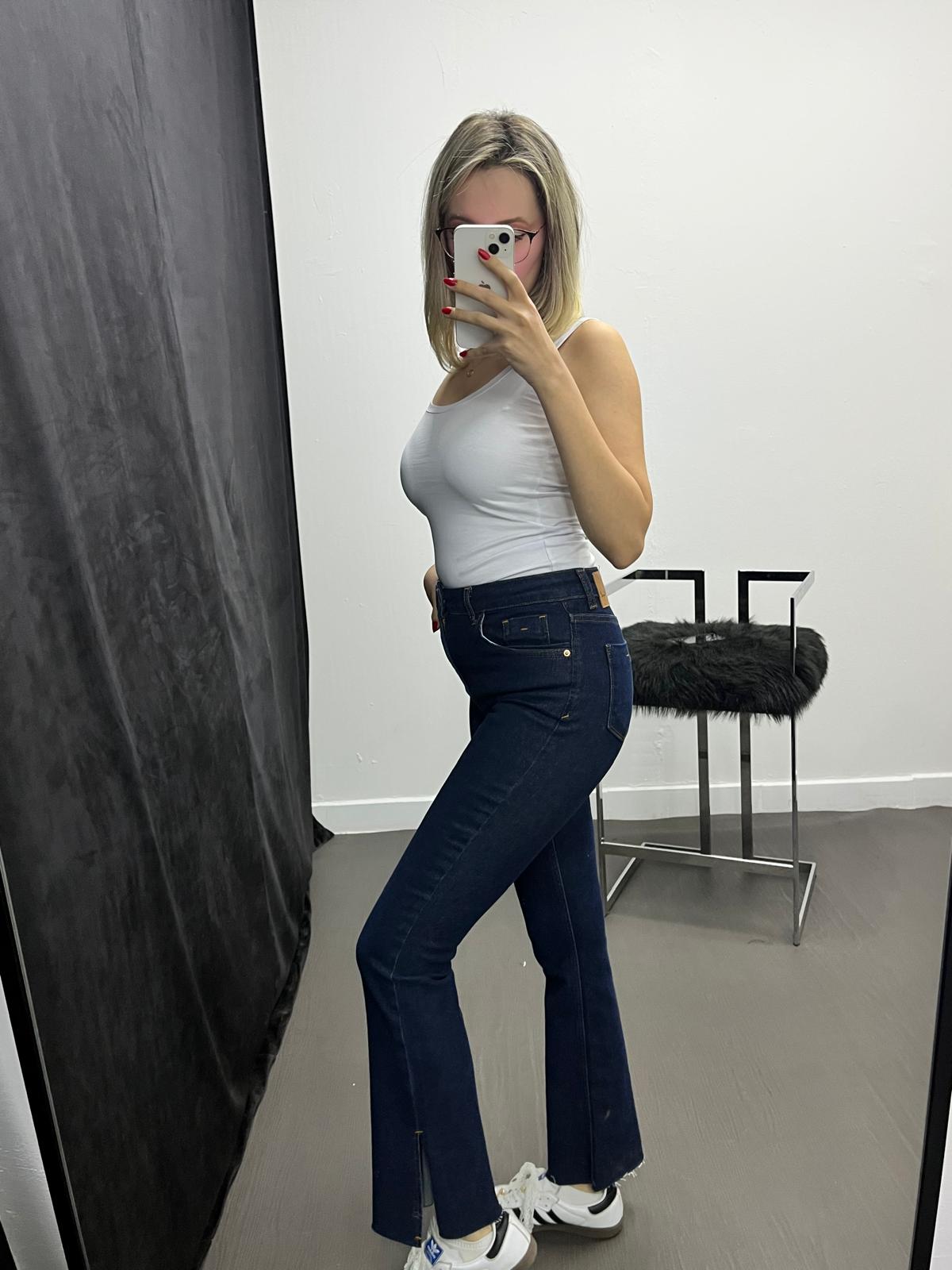 Yüksek Bel Flare Model Jean 