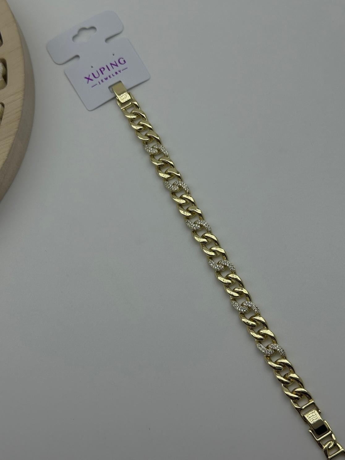 Özel Seri Zirkon Taşlı Zincir Model Bileklik 