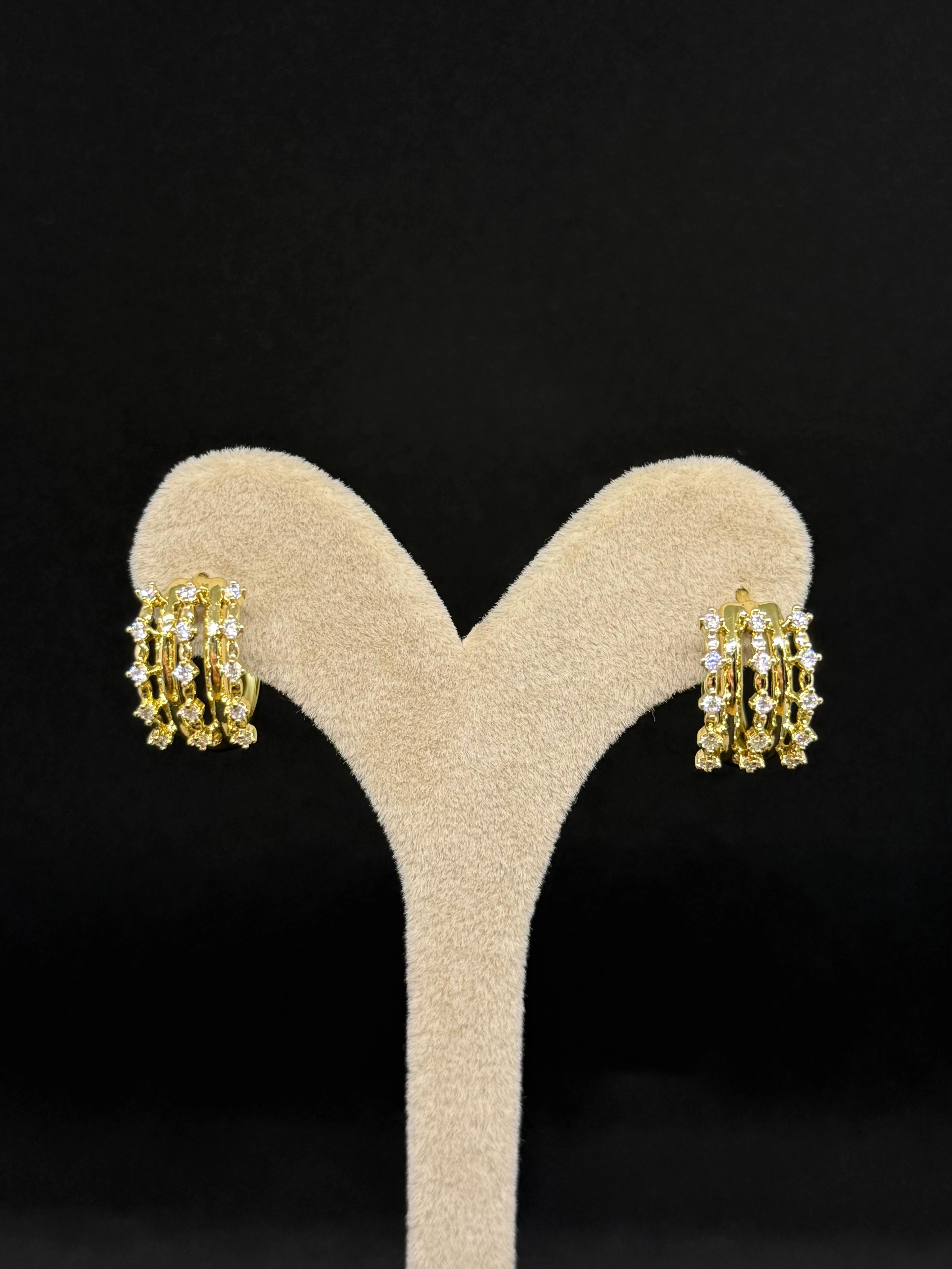 Özel Seri Zirkon Taşlı Çoklu Küpe