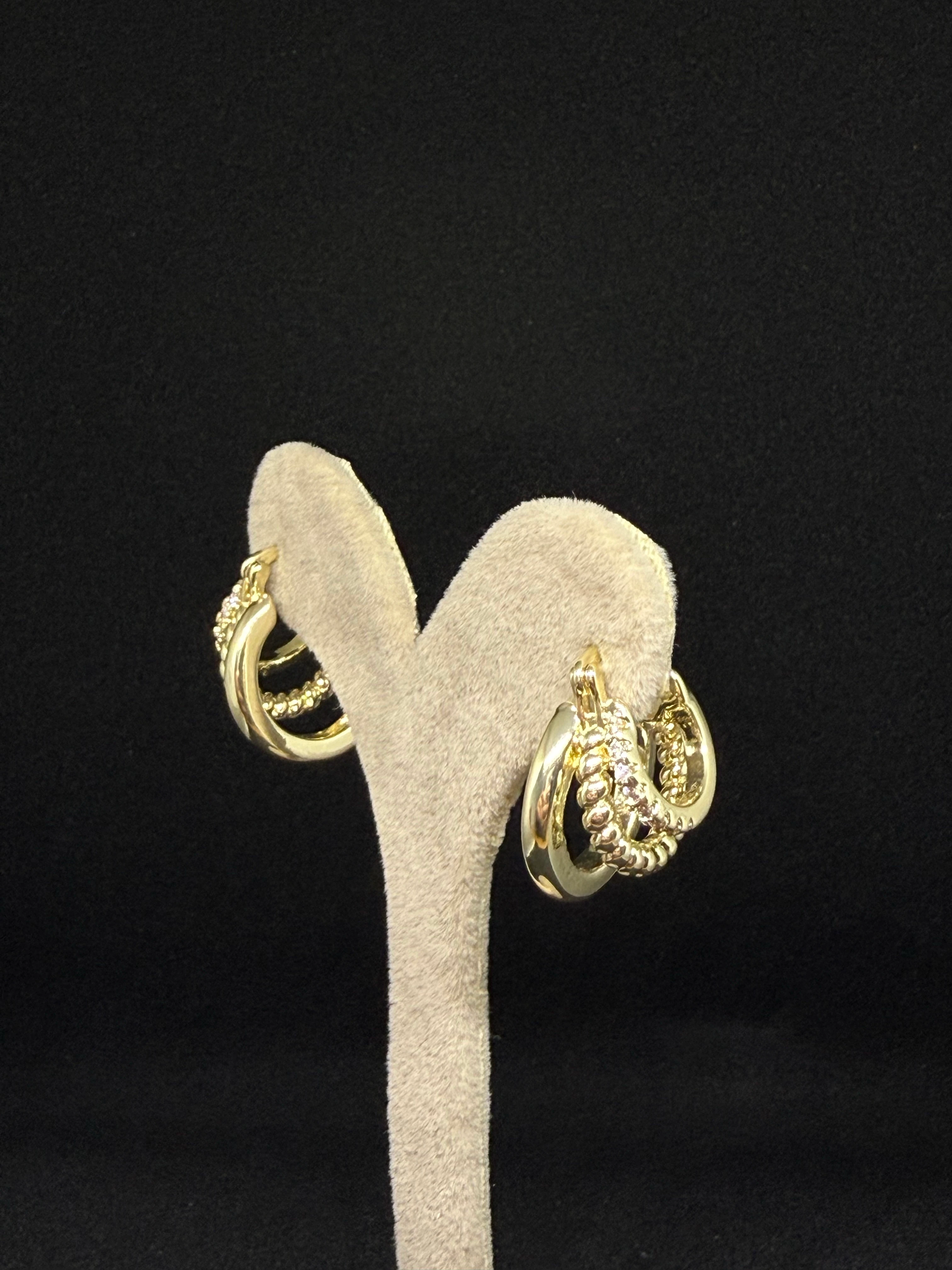 Özel Seri Zirkon Taşlı Çoklu Küpe 