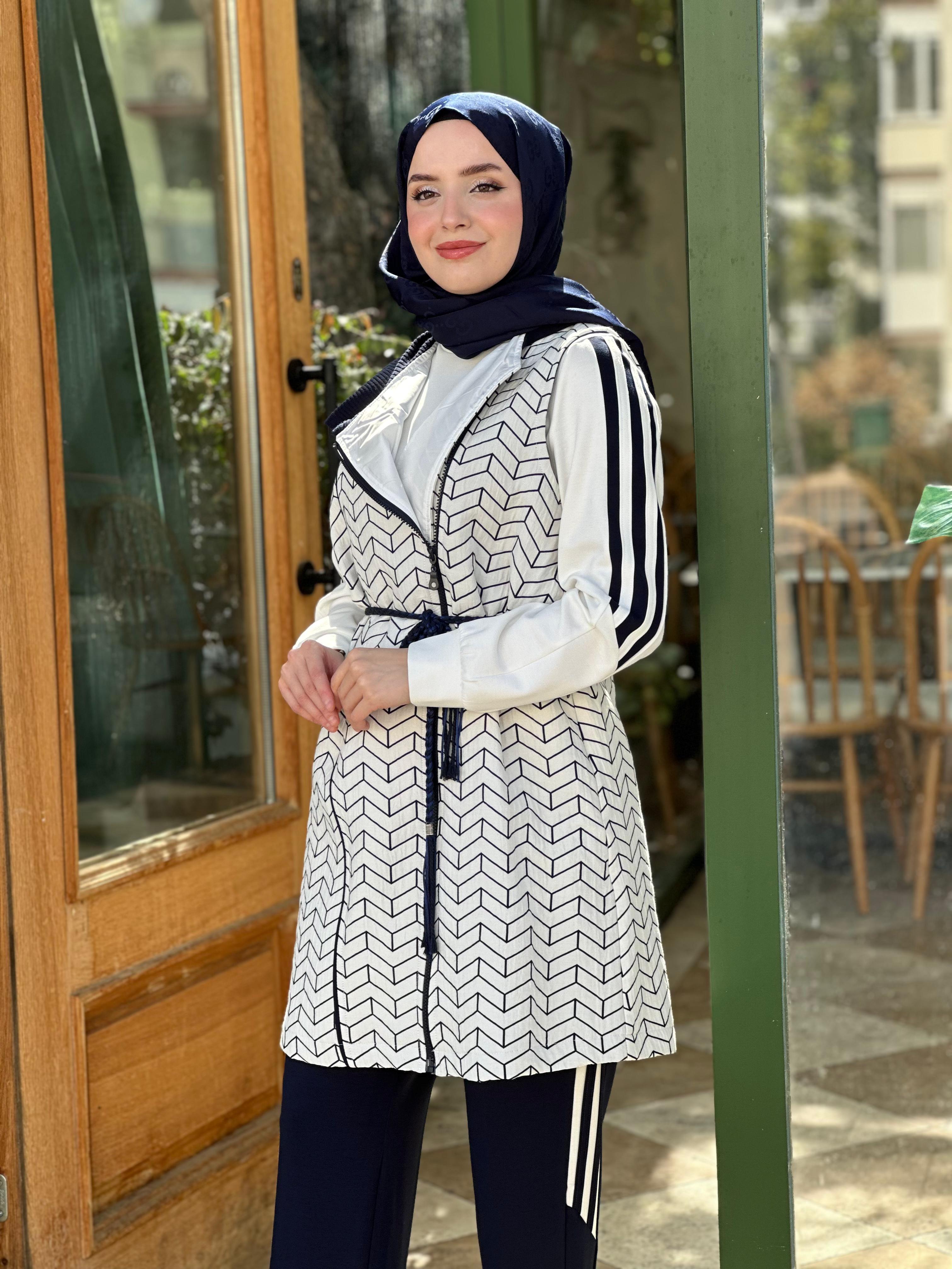 Pureva 2668 Çizgili üçlü Takım