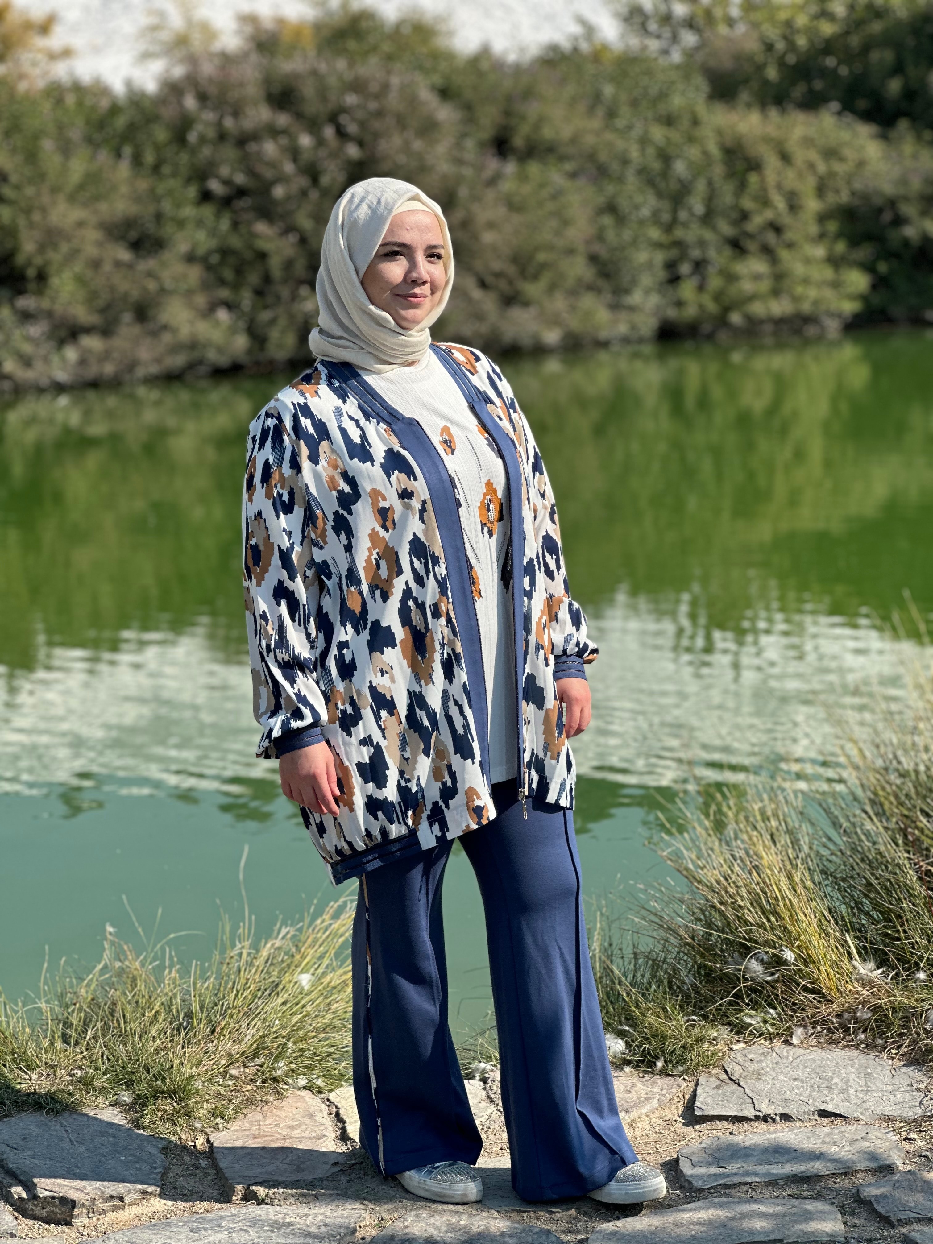 Pureva Desenli 3 lü Takım