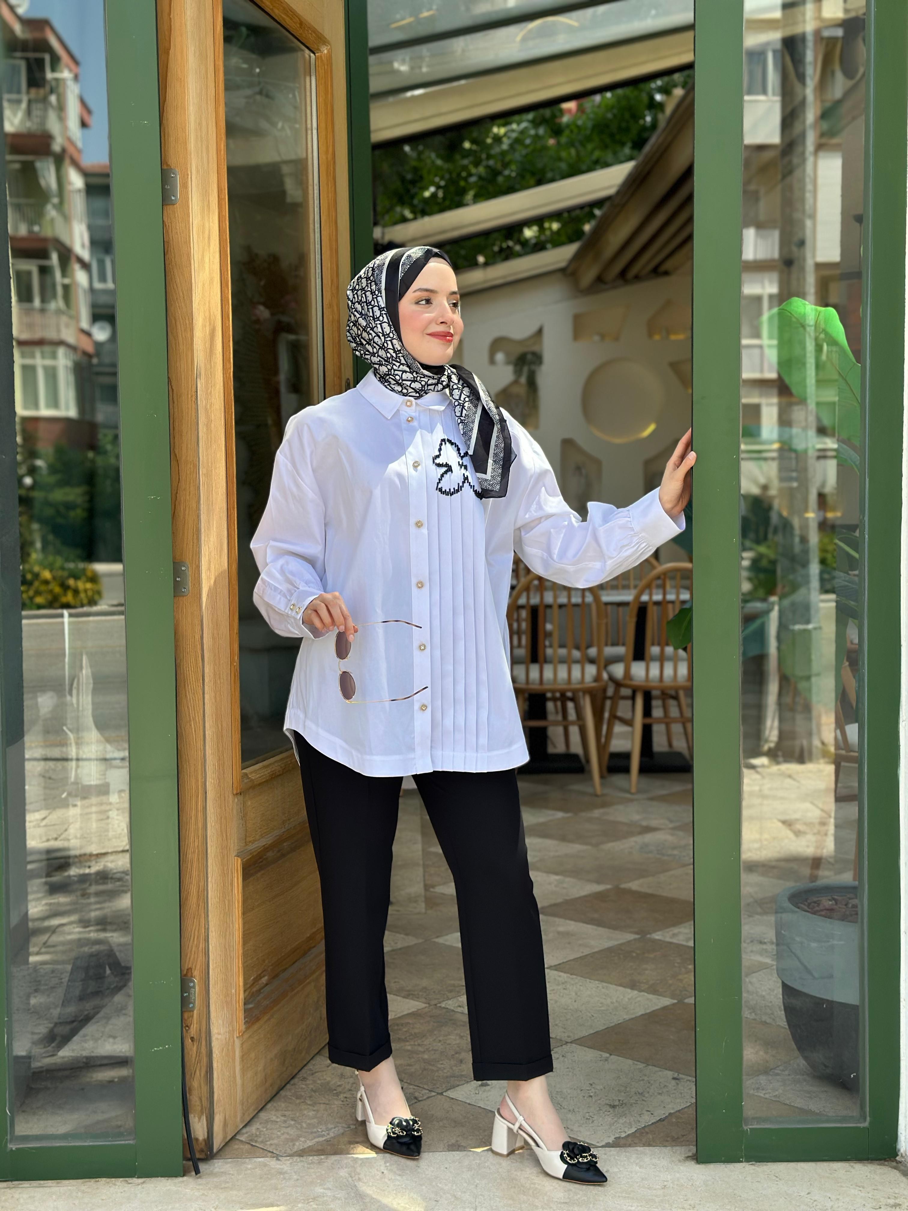 Ghisa 4987 Boncuk İşleme Tunik