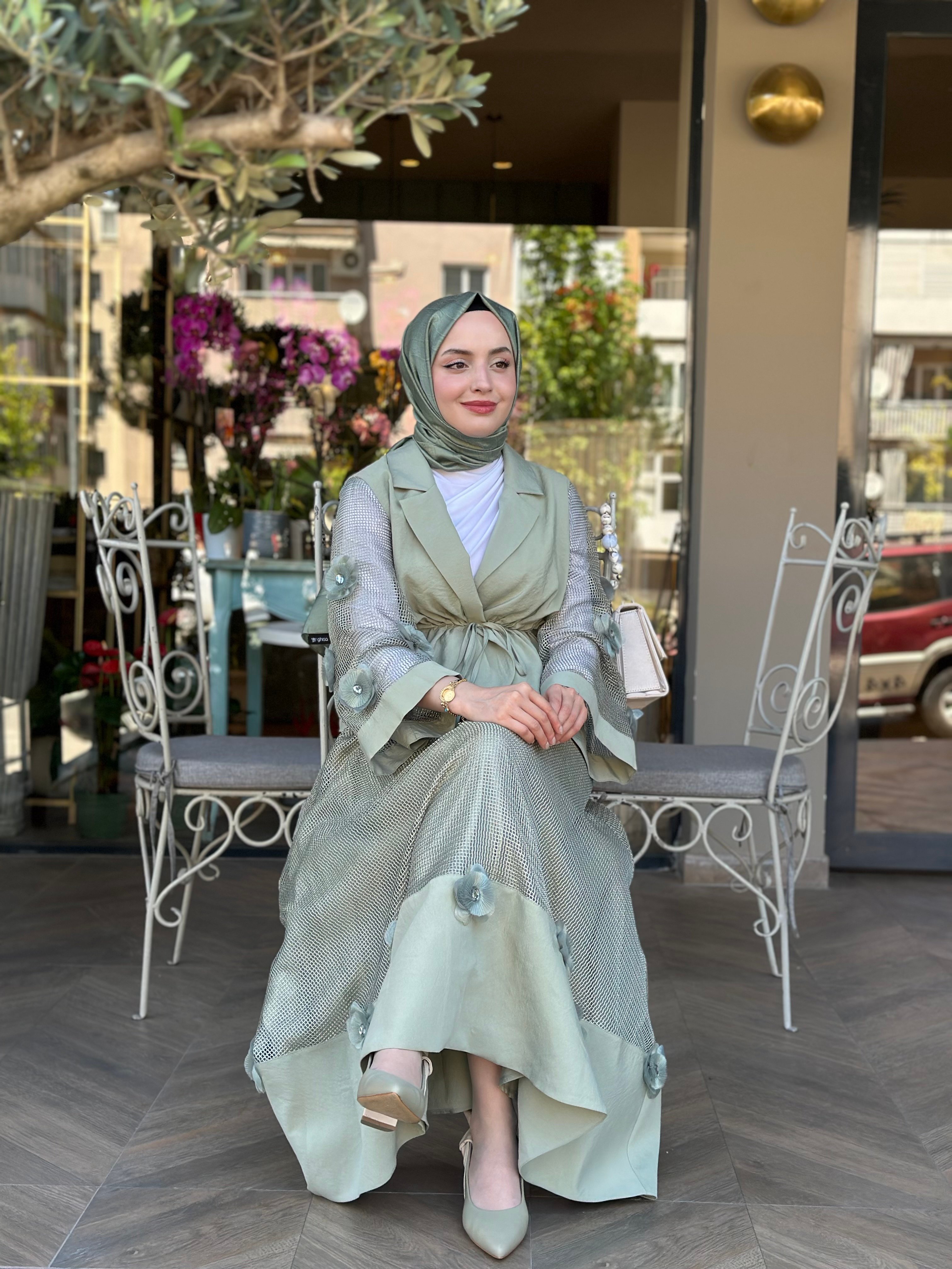 Gazzella 44804 Fileli Çiçekli Takım