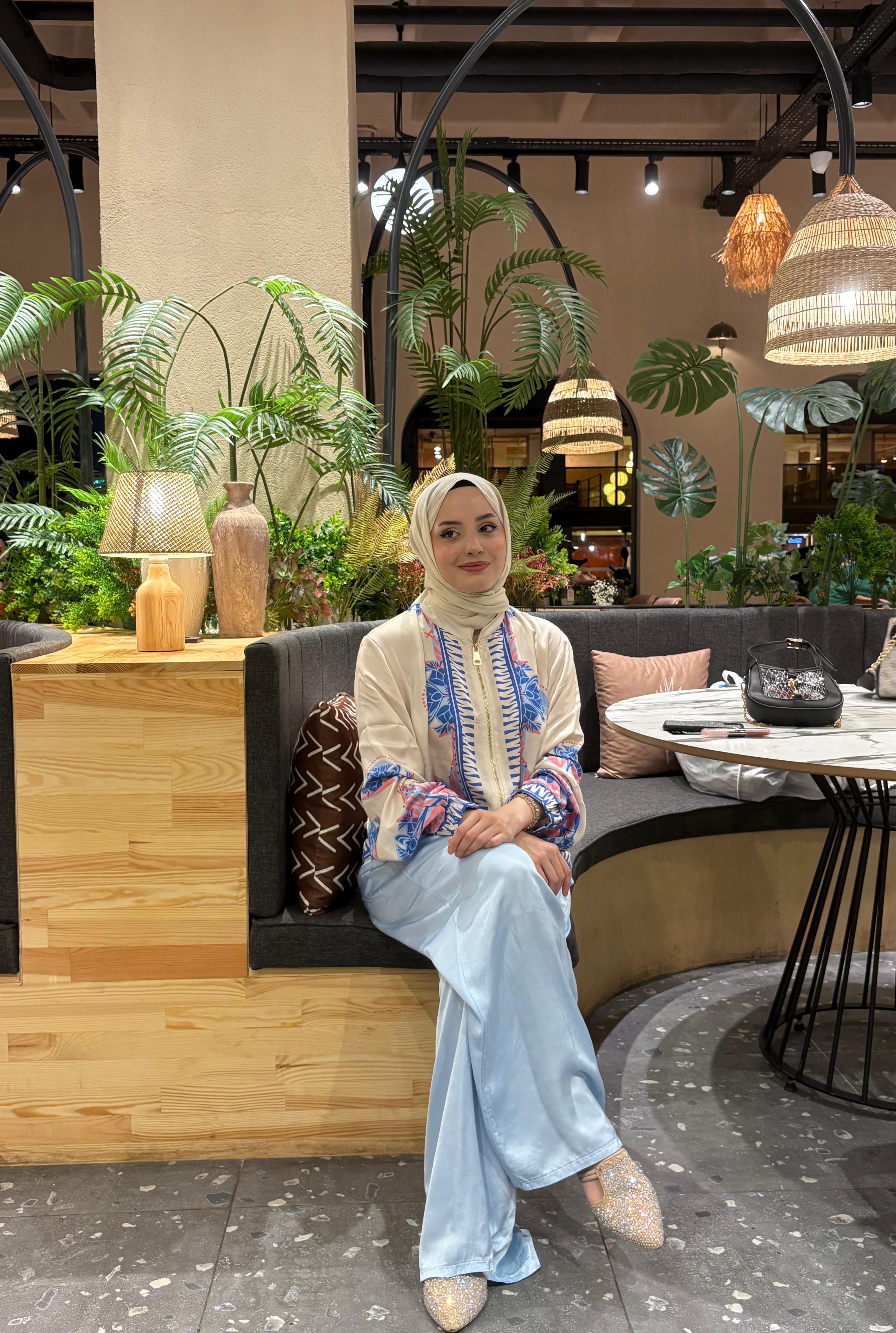 İthal M Saten Fermuarlı Takım