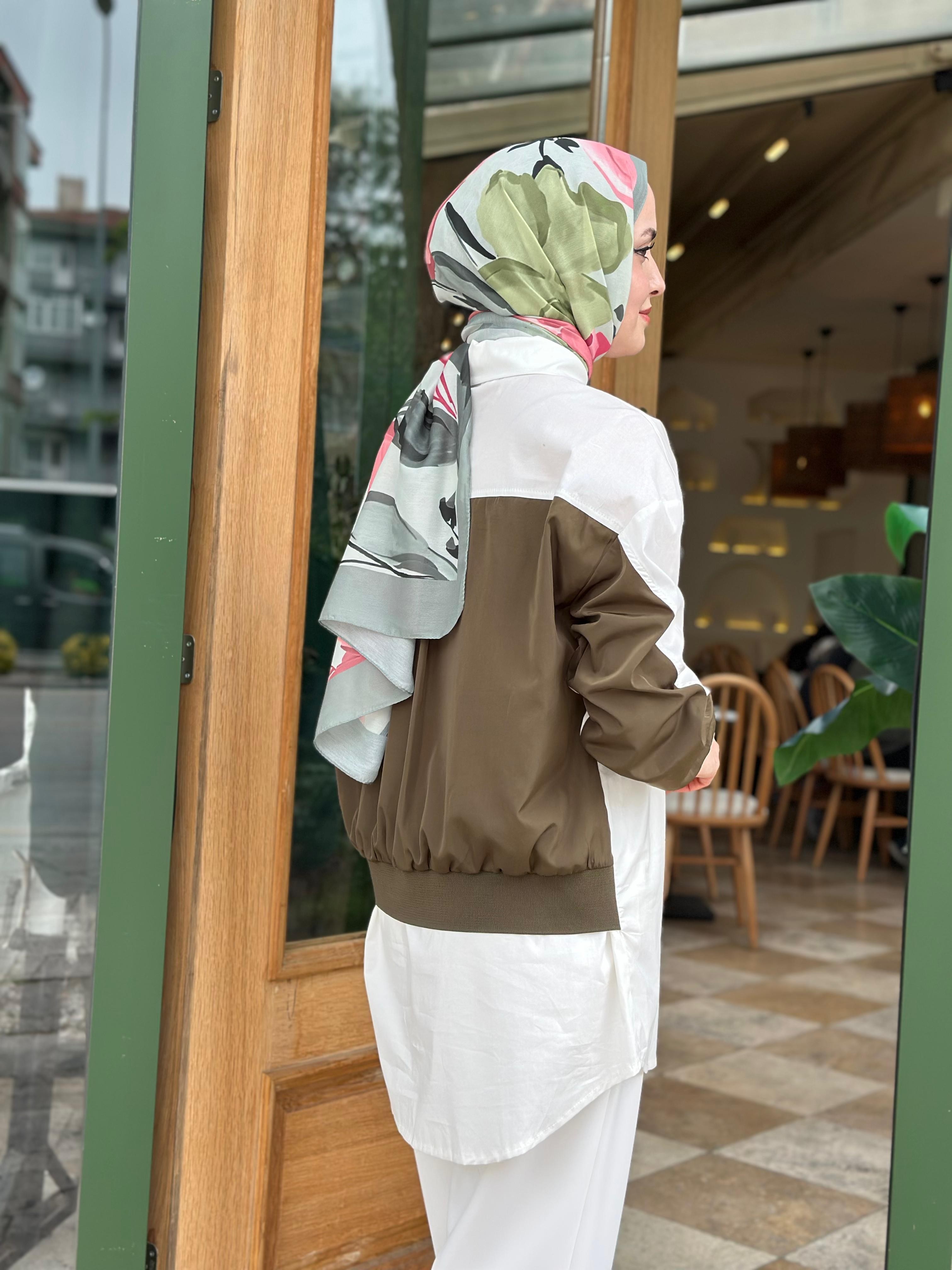 AHİ 6060 Arkası Renkli Tunik