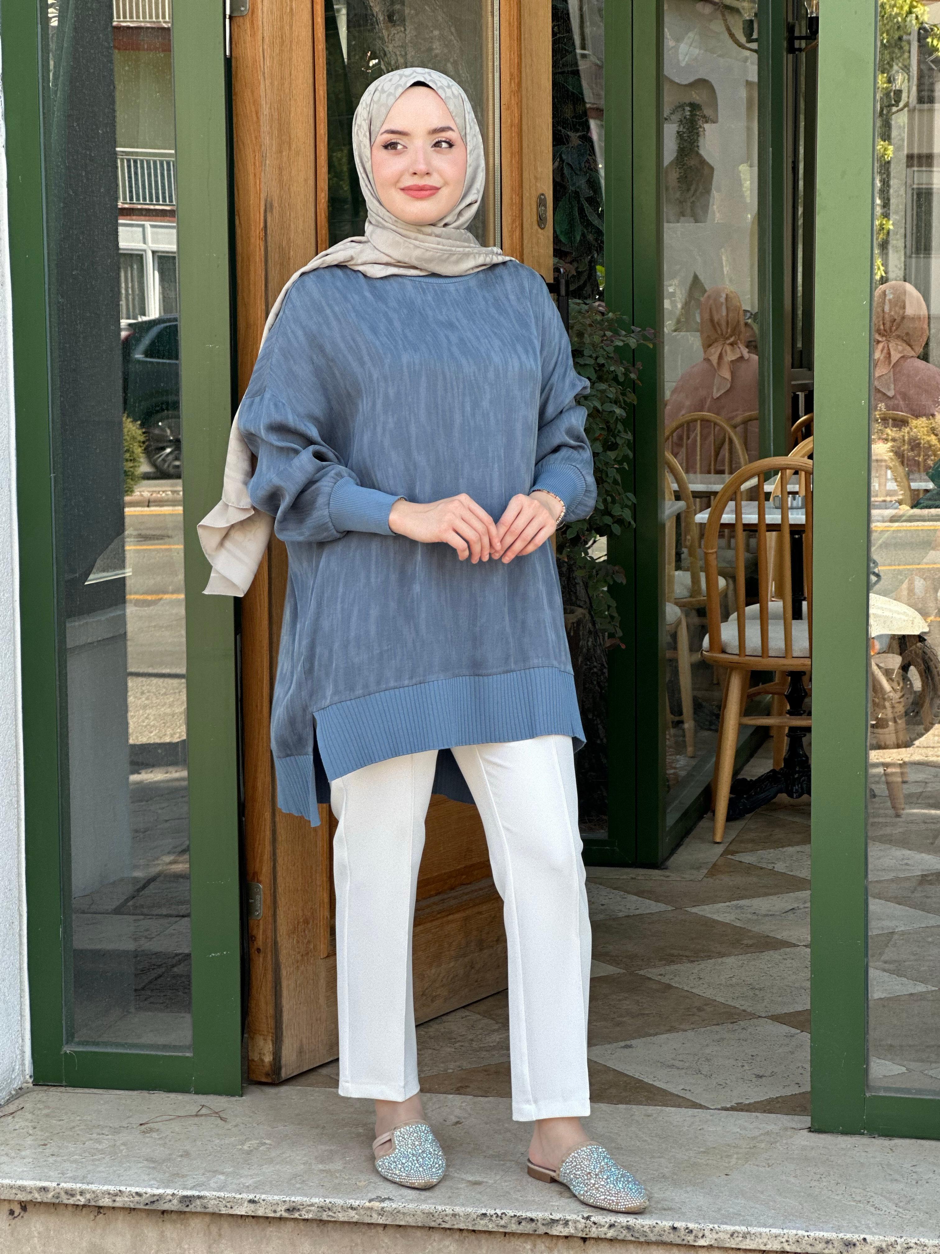 Nuss 3009 İpek Kupra Tunik