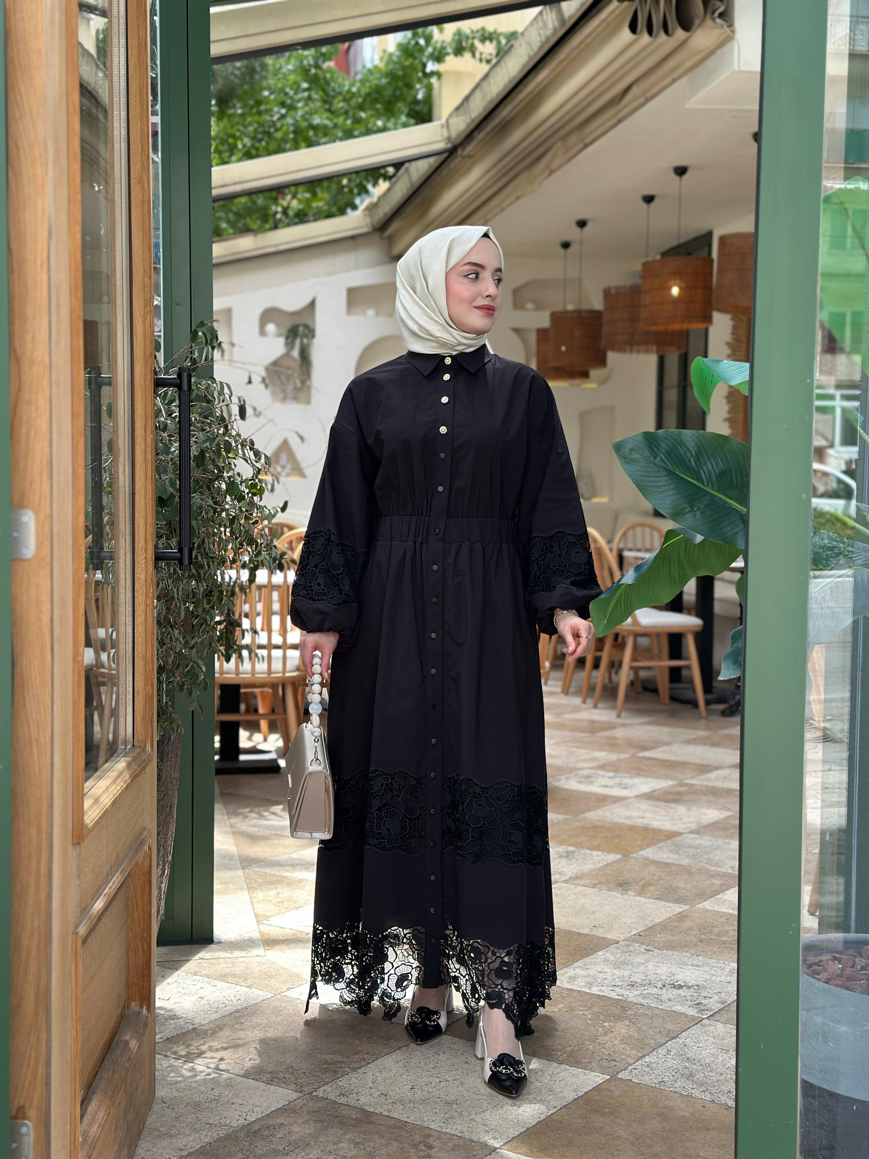 Ghisa 4850 Beli Büzmeli Elbise