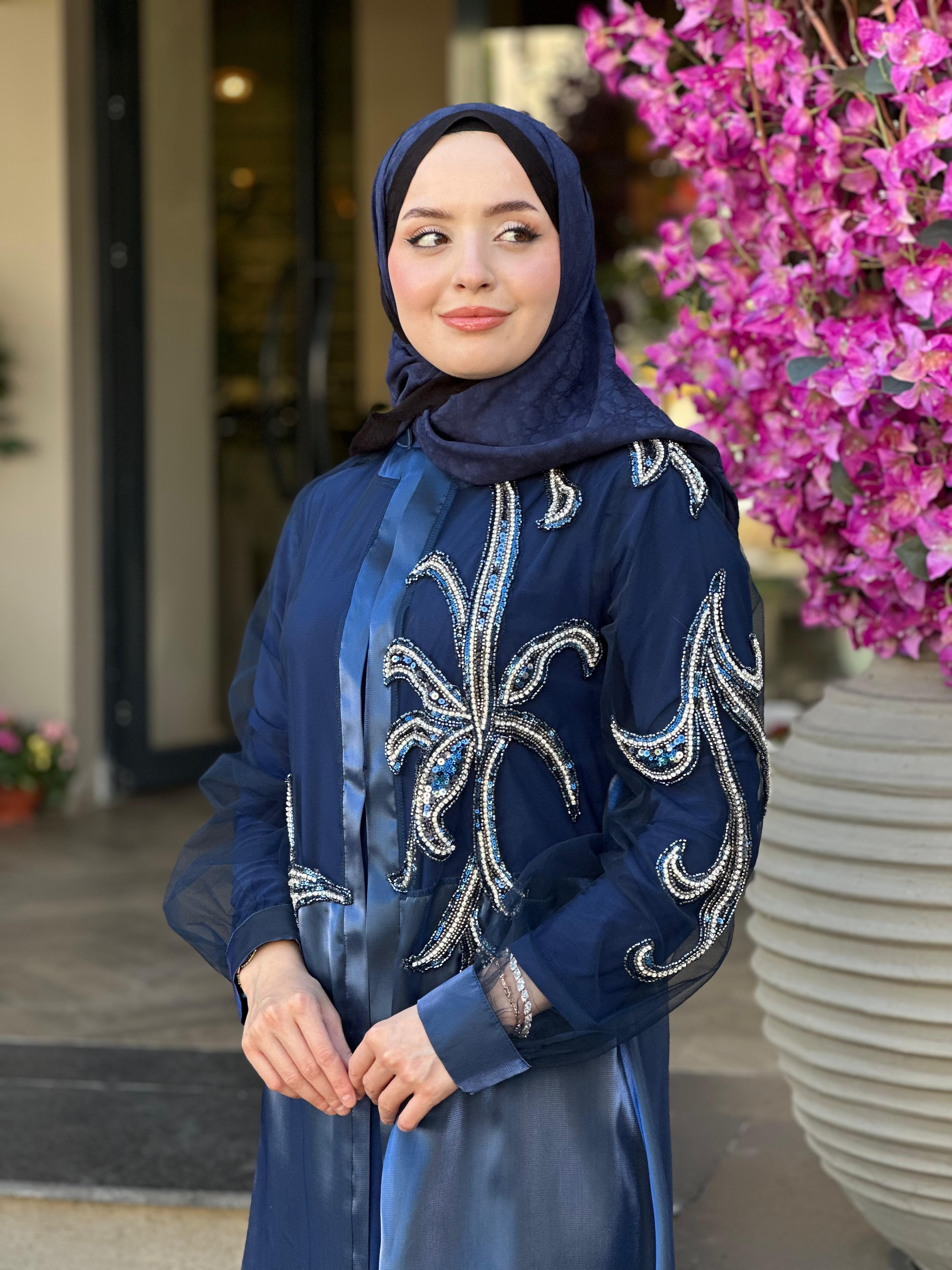 Orhan 2603 Taşlı Abaya