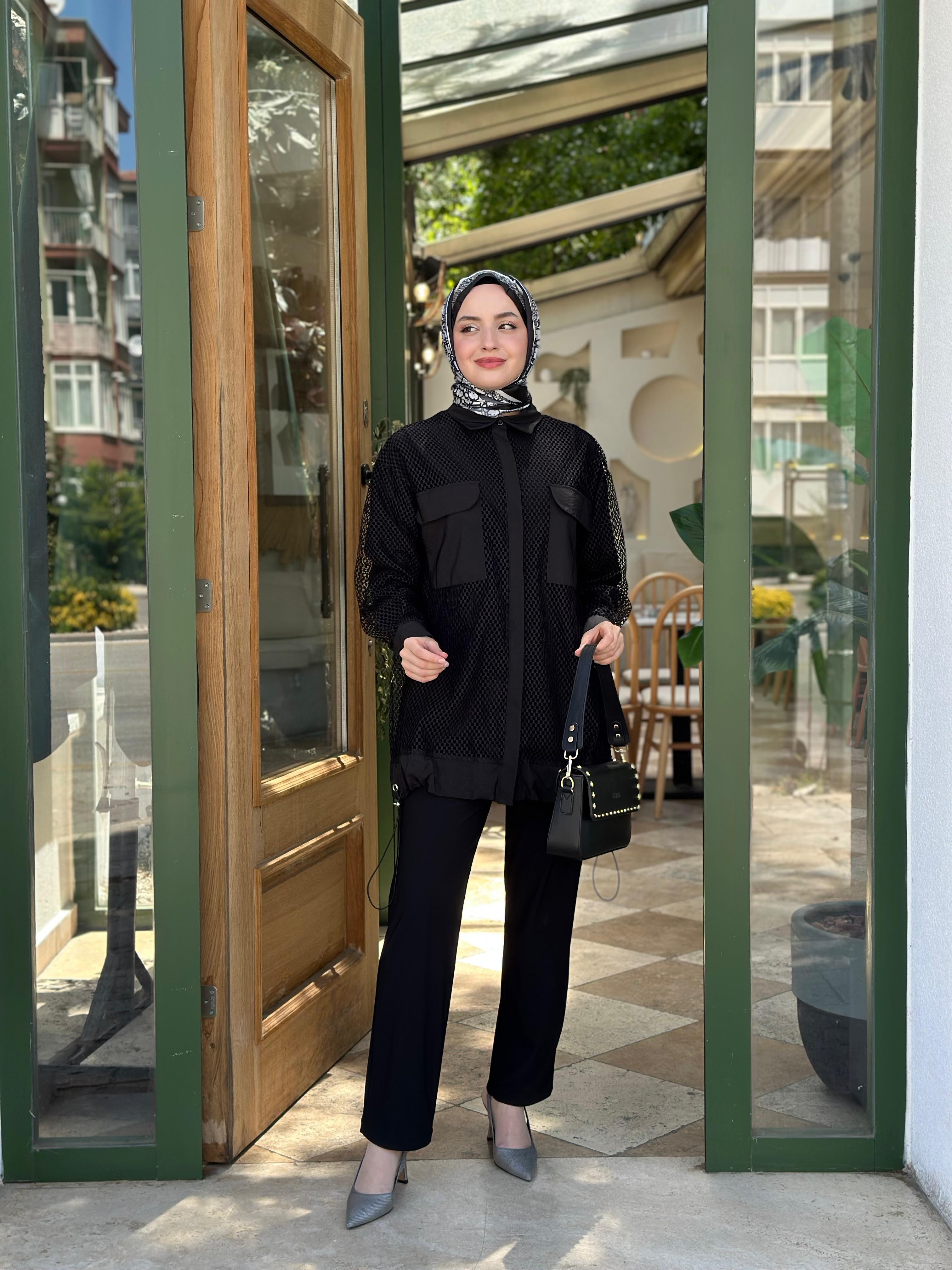 Ahi 6183 File Pantolonlu Takım