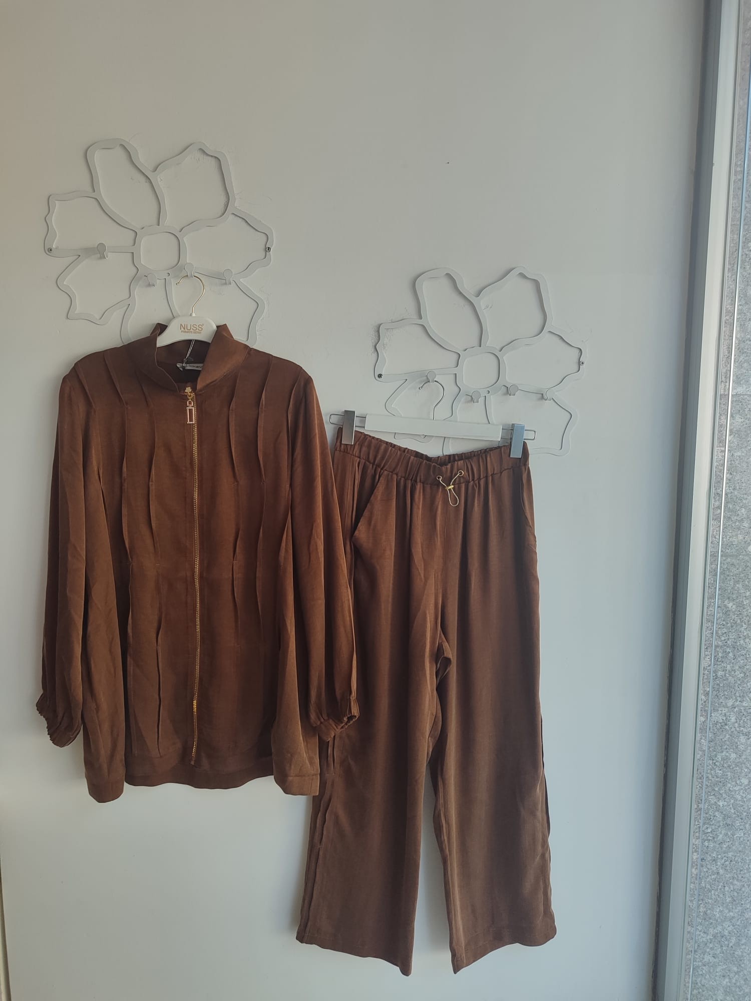 Lissmore 5844 İpek Saten Pantolonlu Takım