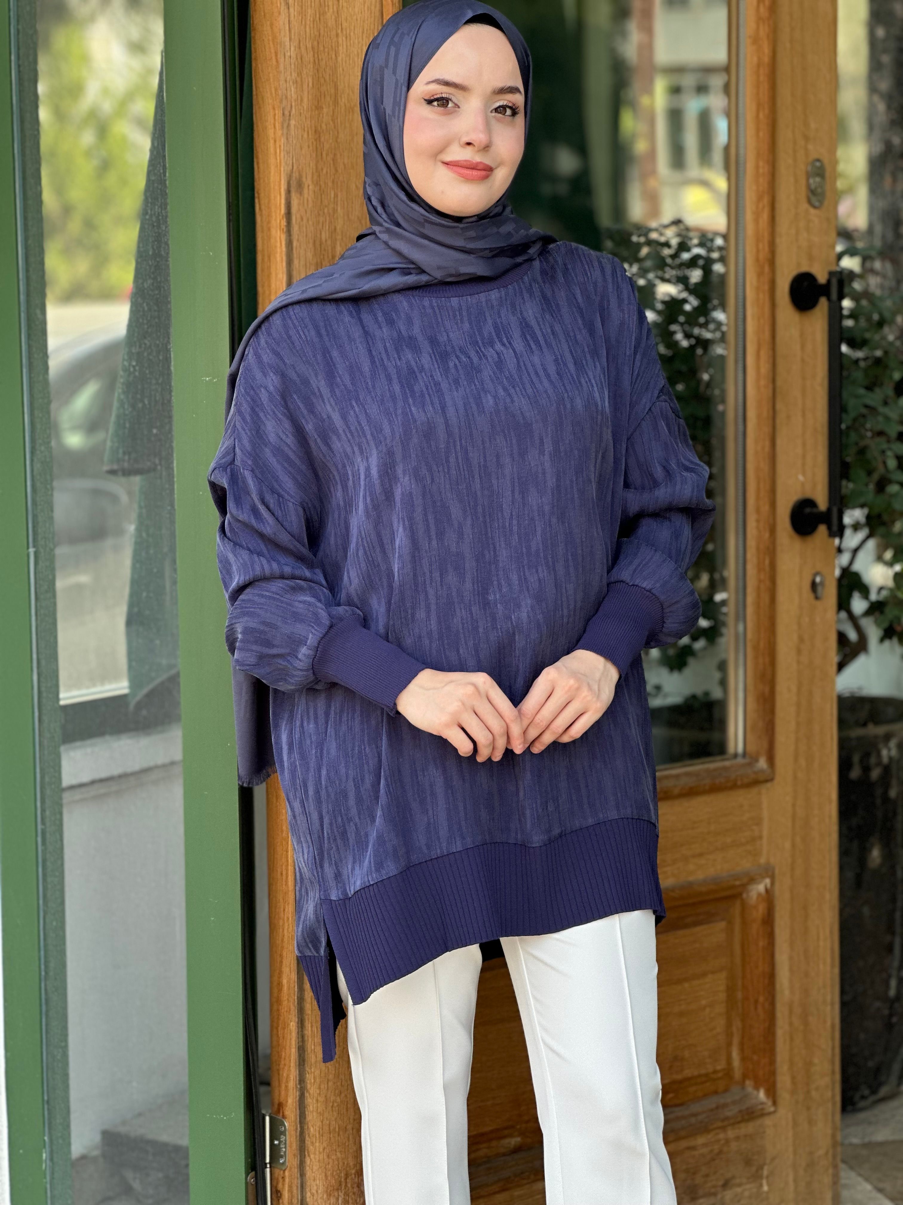 Nuss 3009 İpek Kupra Tunik - Laci
