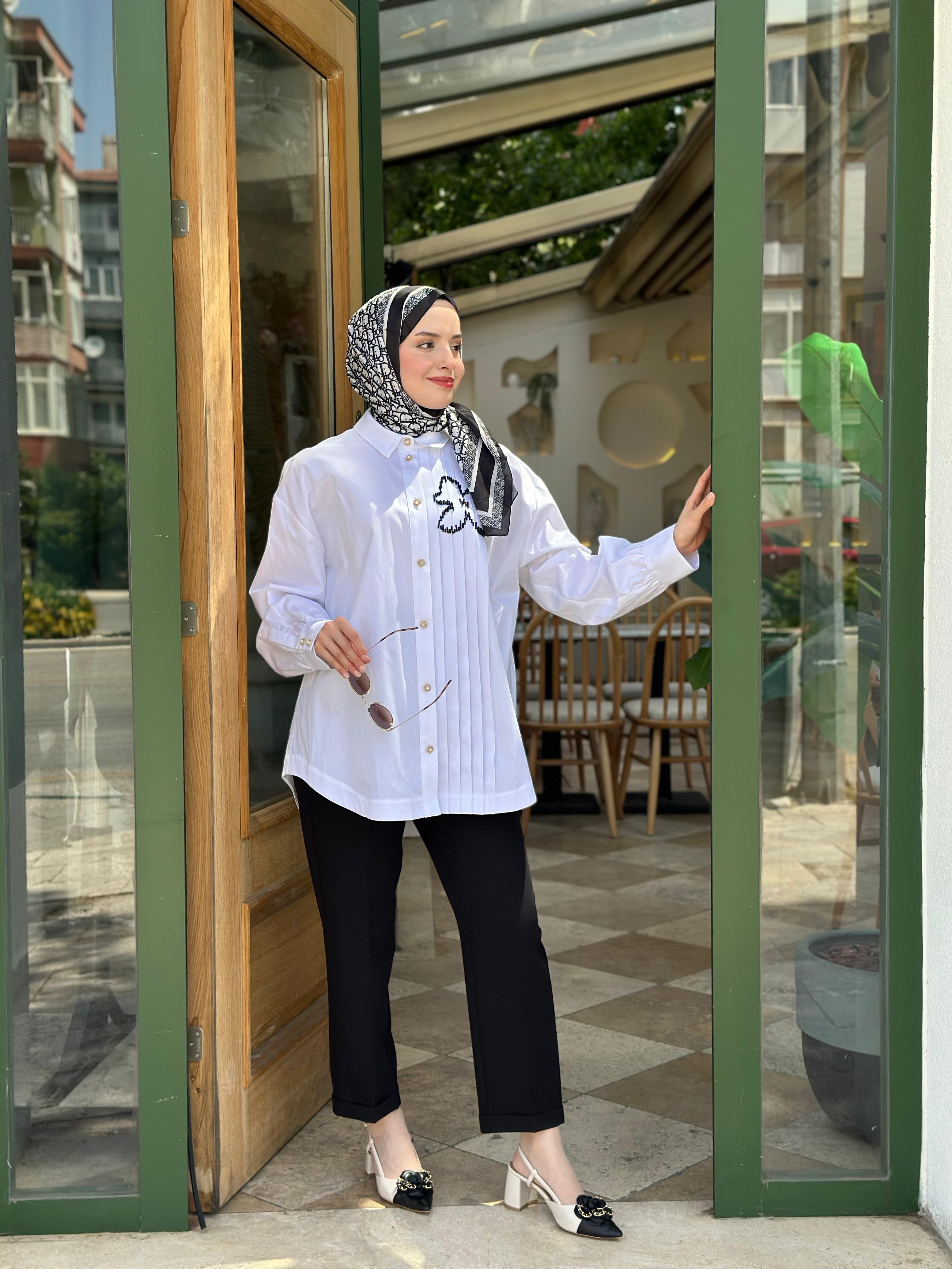 Ghisa 4987 Boncuk İşleme Tunik