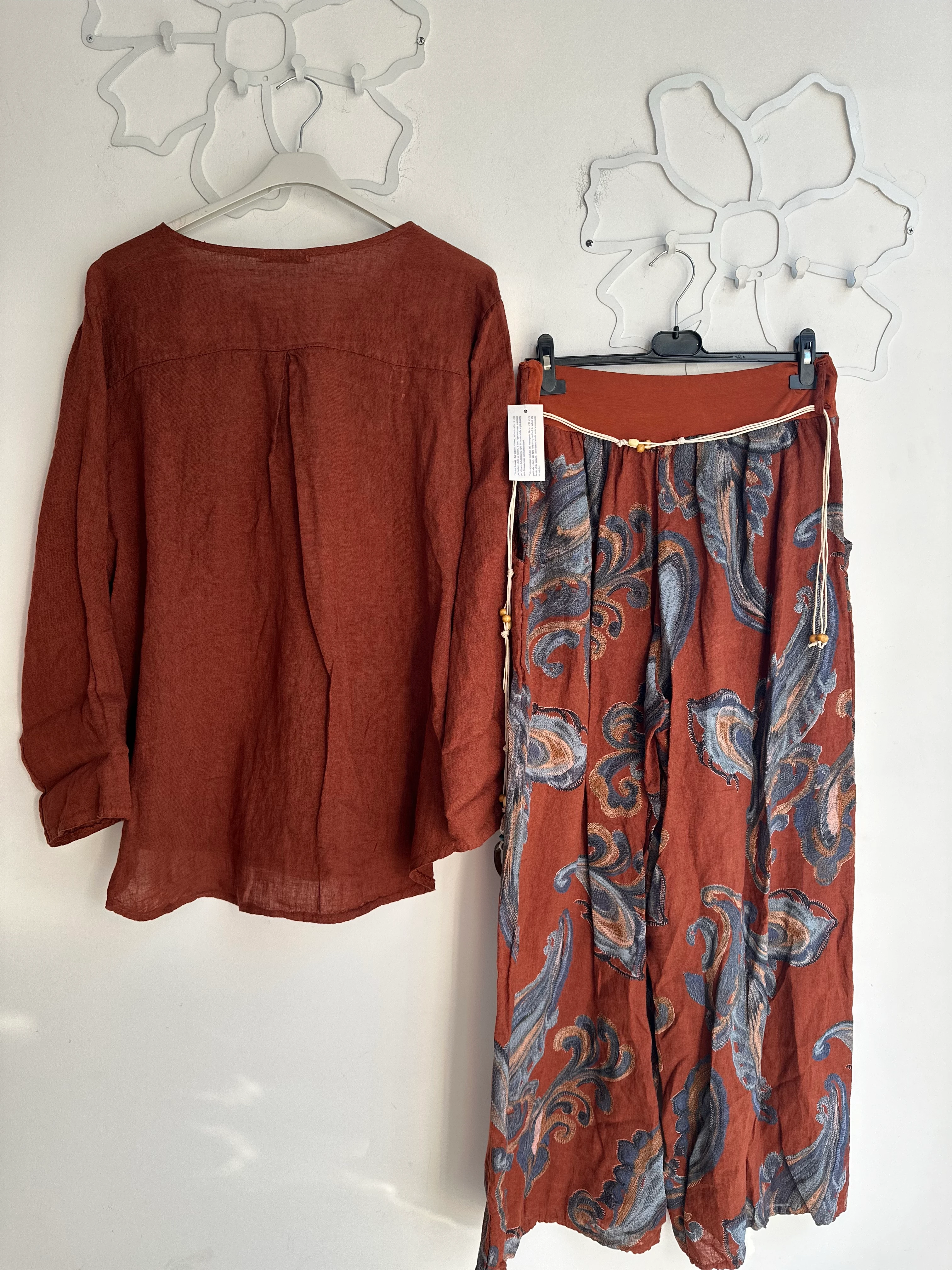 İthal C Şal Desenli Takım