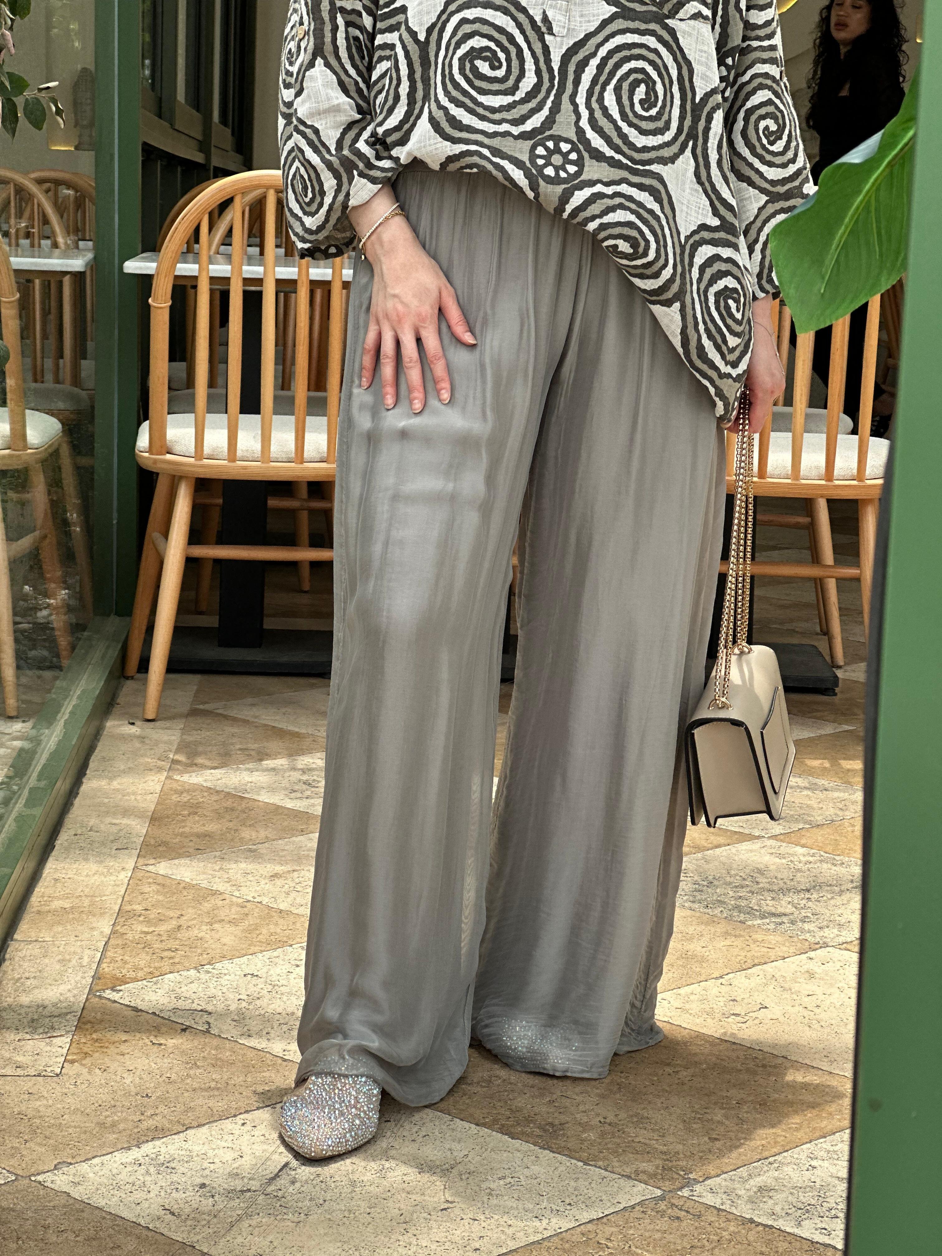 İthal m 41 ipek pantolon - Haki