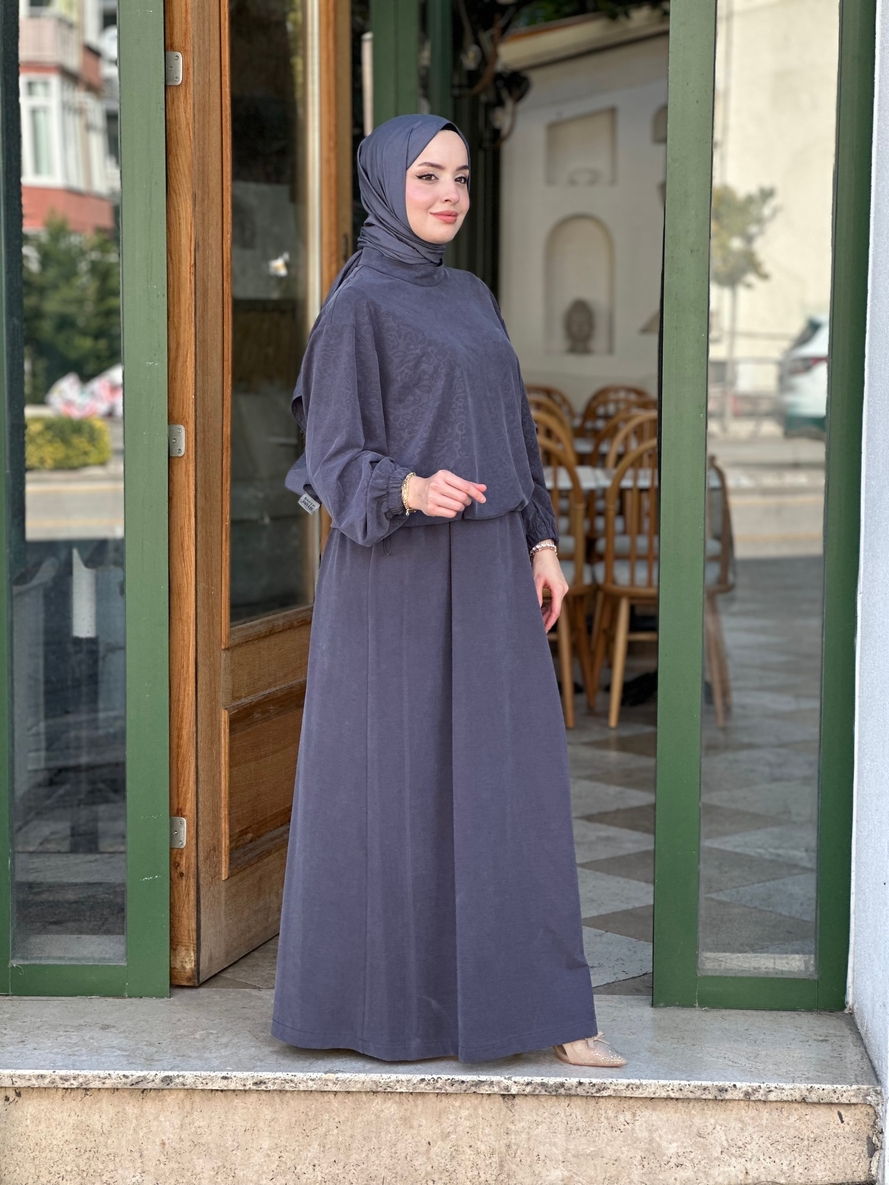 Marcha 10866 2'li Elbise - İndigo