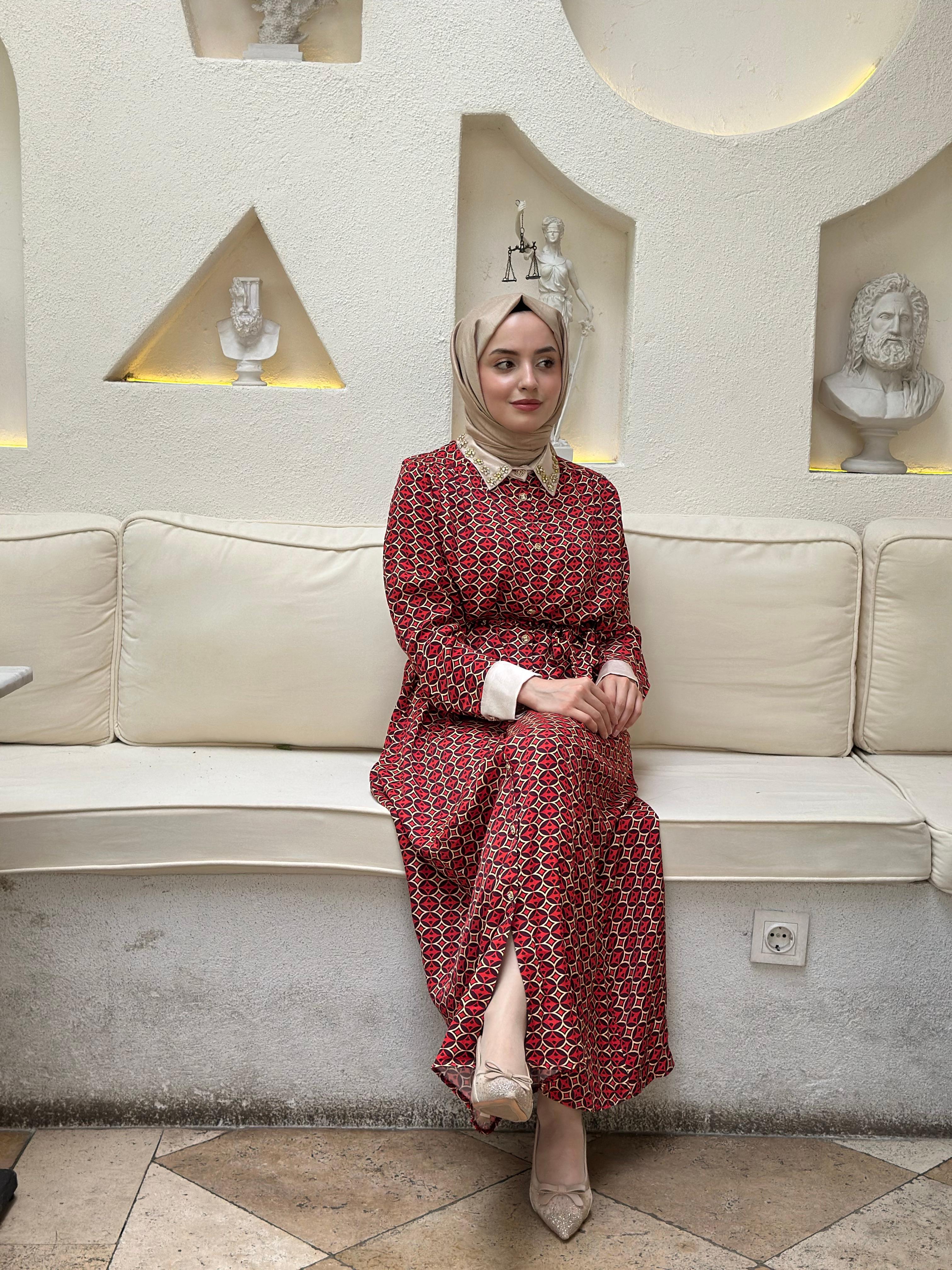 Ghisa 4925 Tasarım Elbise