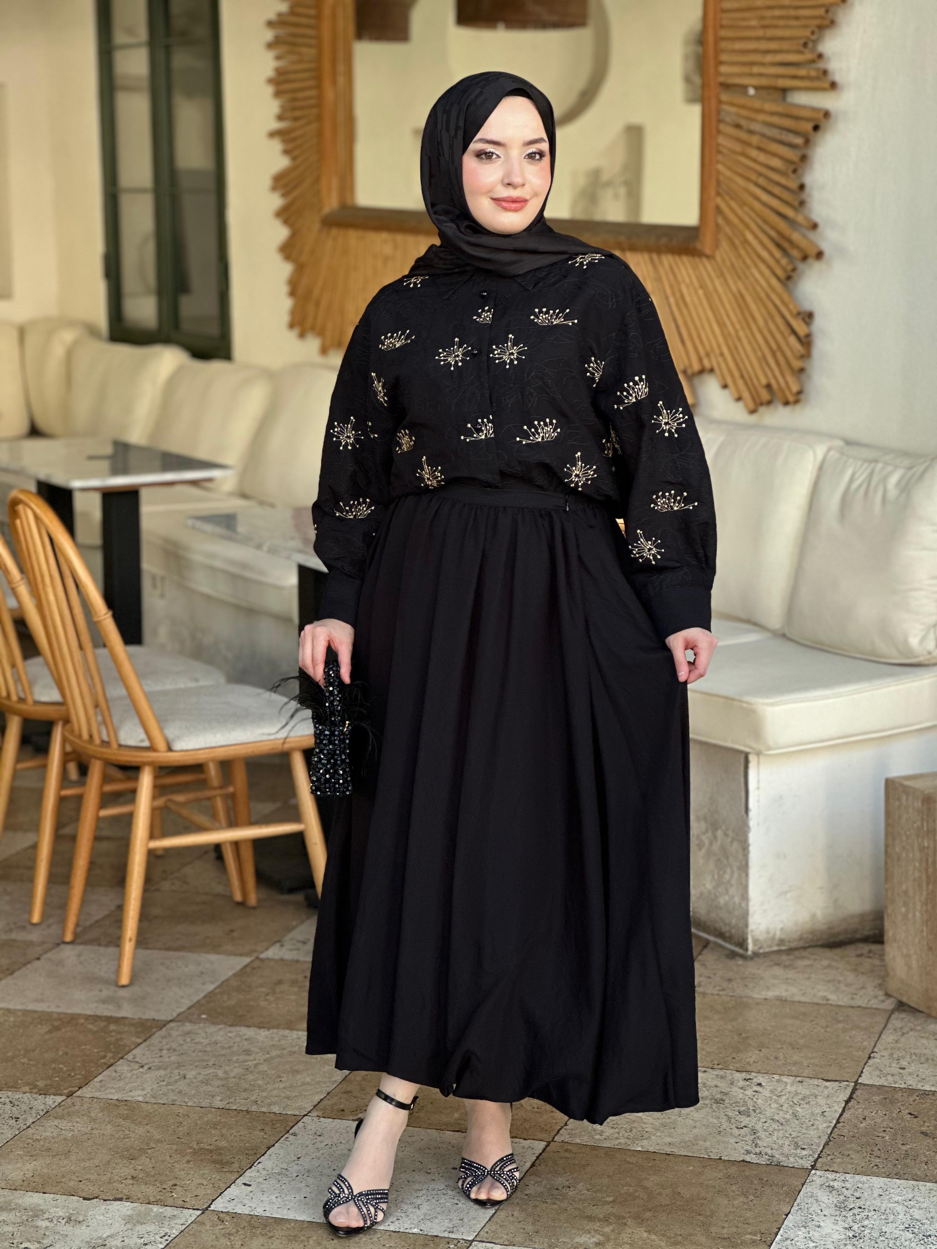 Ghisa 1864 Karahindiba Etekli Takım