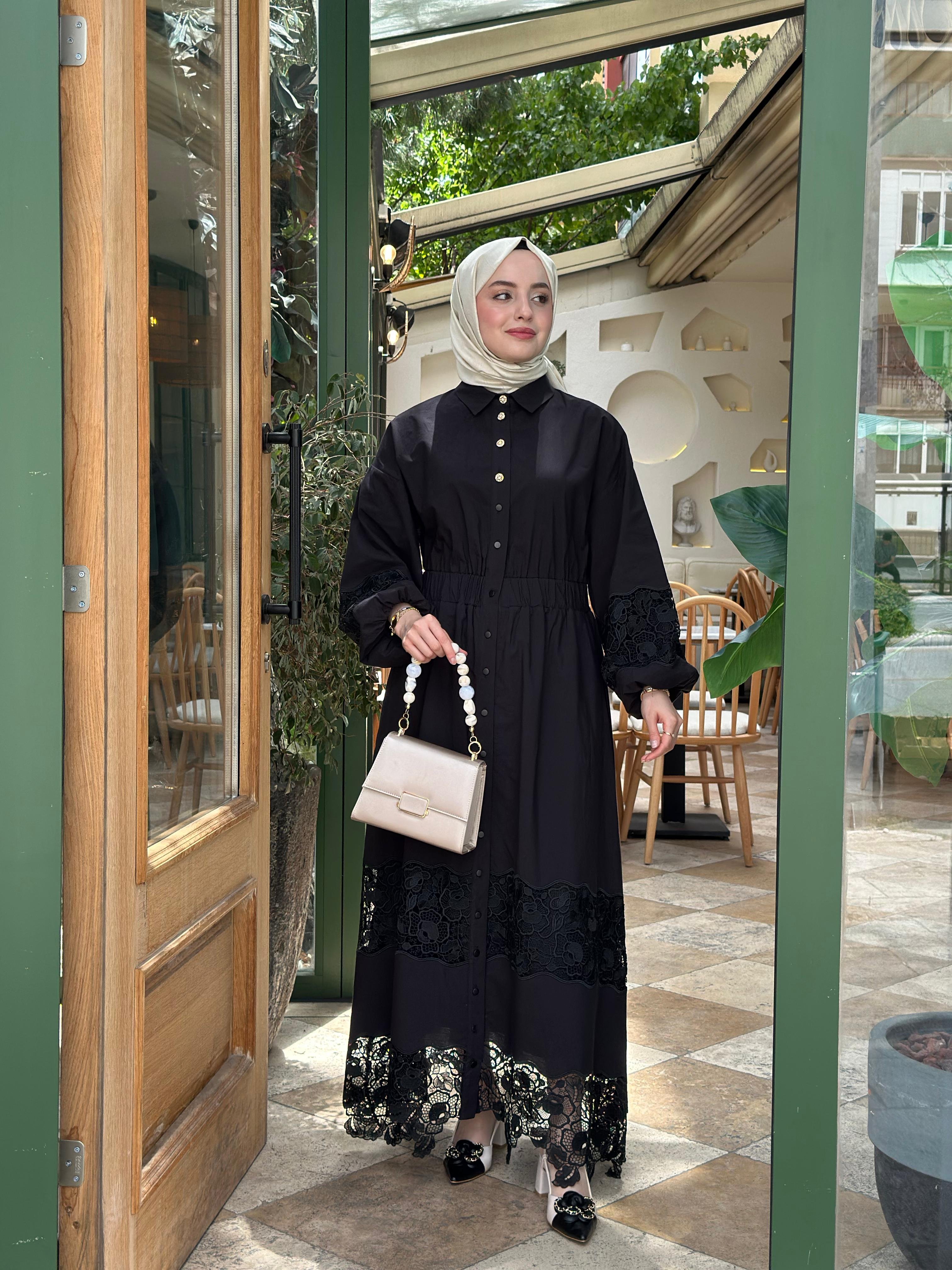 Ghisa 4850 Beli Büzmeli Elbise
