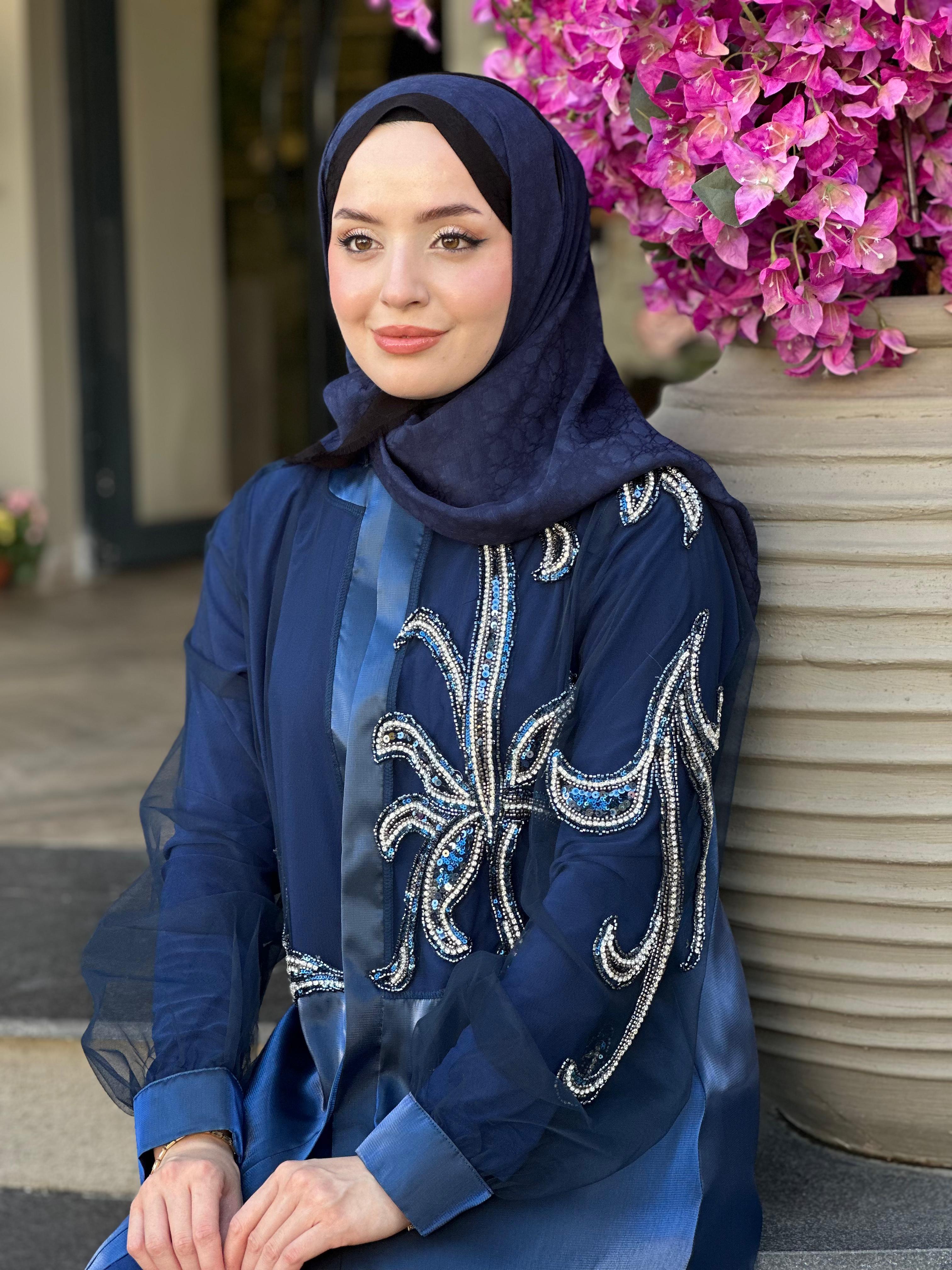 Orhan 2603 Taşlı Abaya
