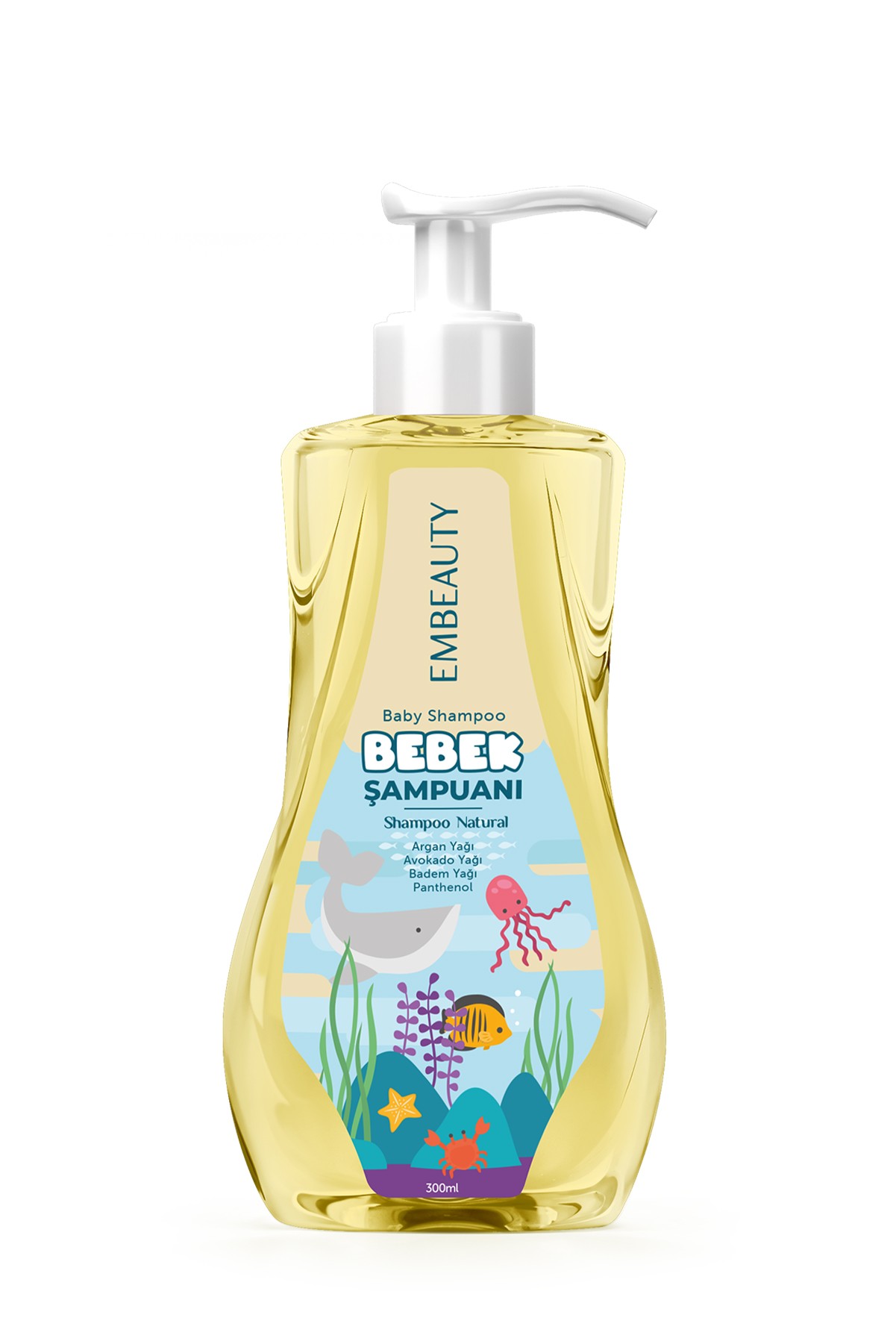 Doğal Avokado Yağlı Bebek Ve Çocuk Şampuanı Göz Yakmayan Özel Formül 300 ml