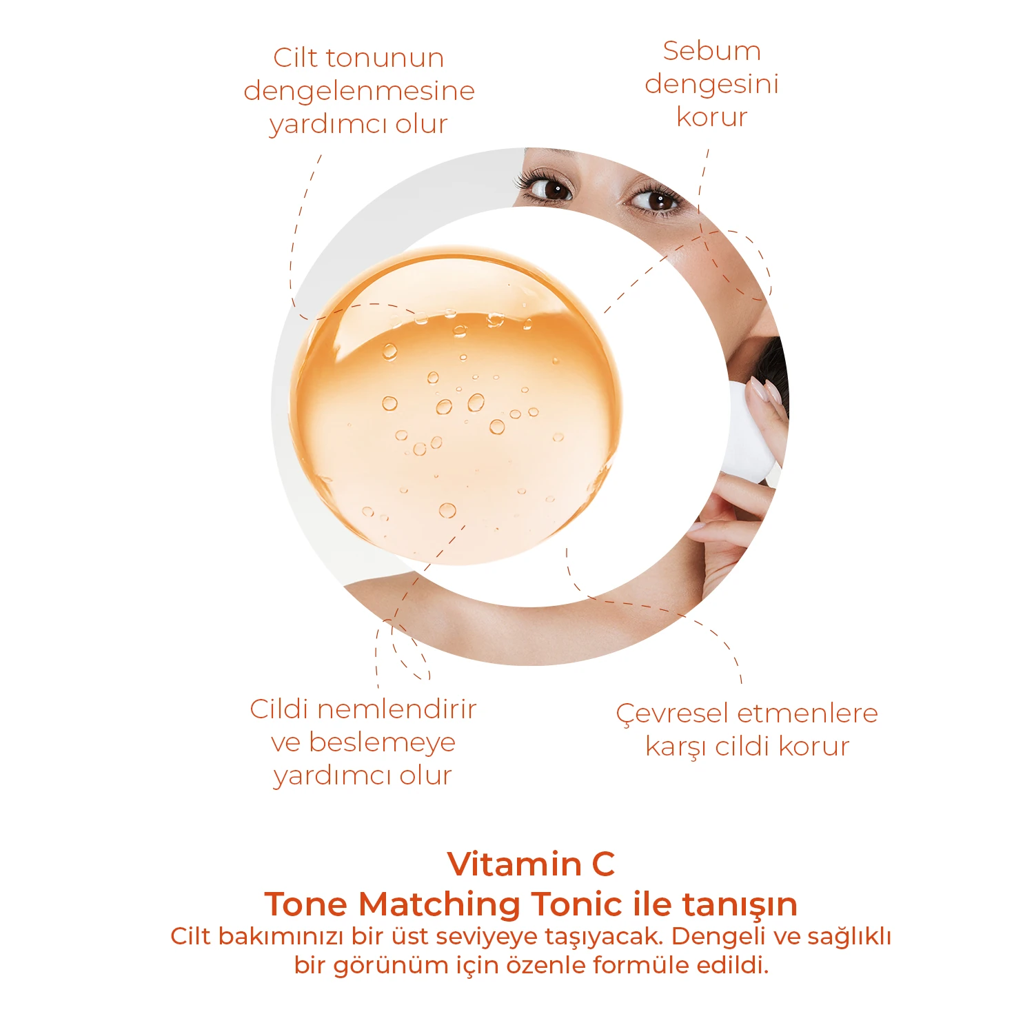 Ton Eşitleyici C Vitamini Aydınlatıcı Ferulic Acid Tonik 200 ml