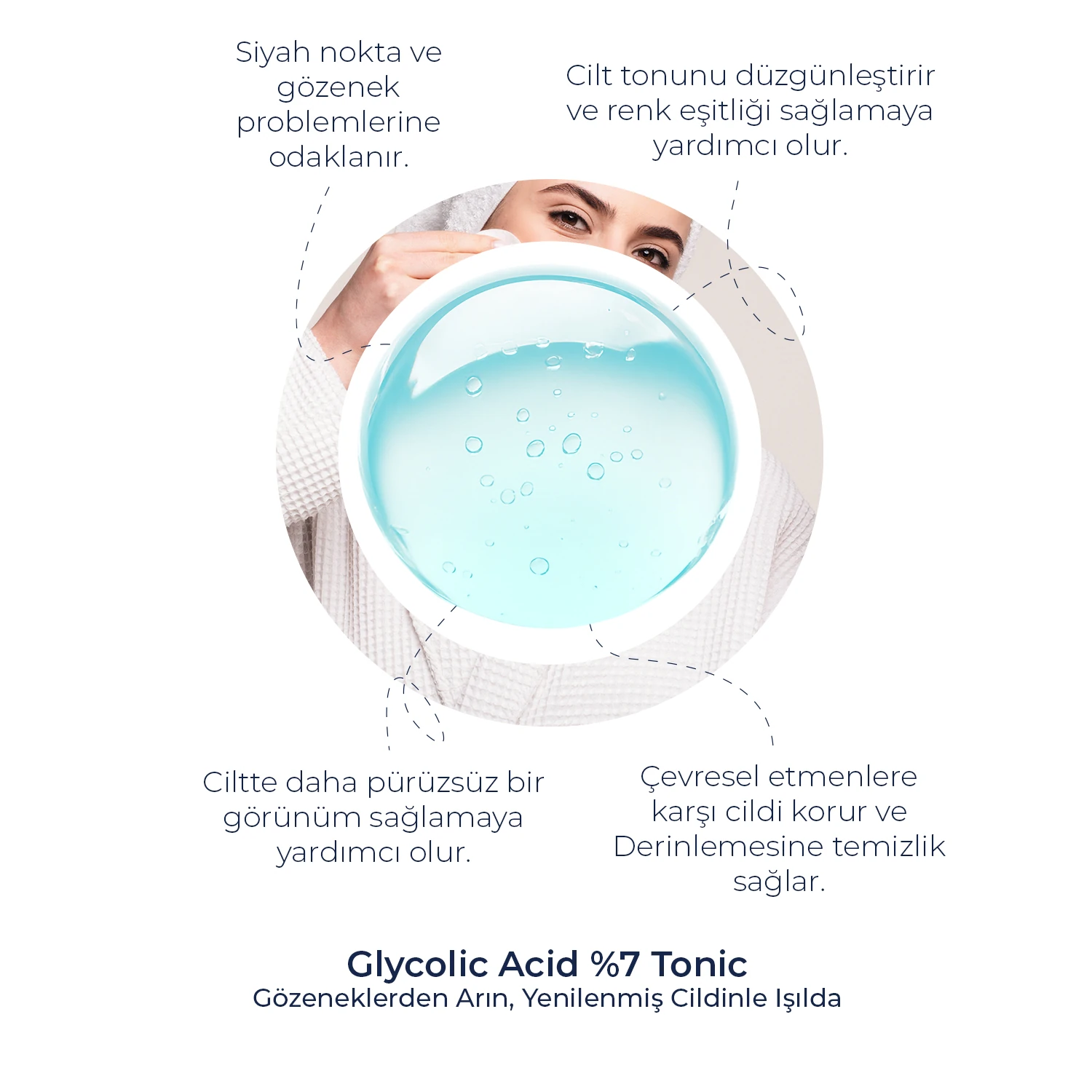 Leke Karşıtı Canlandırıcı Ve Gözenek Sıkılaştırıcı Glikolik Asit Tonik 200 ml