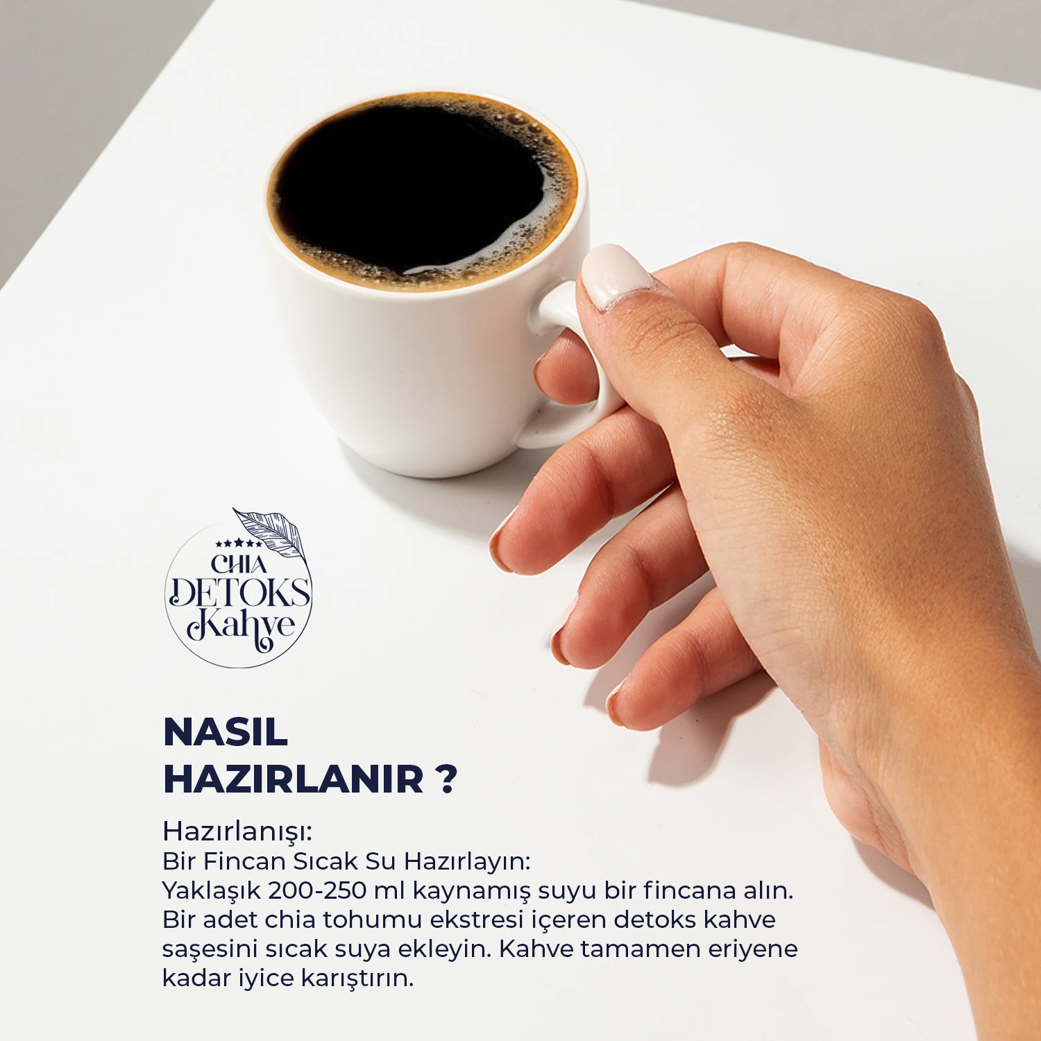 Chia Tohumu İçeren Kahve 30'lu Şase