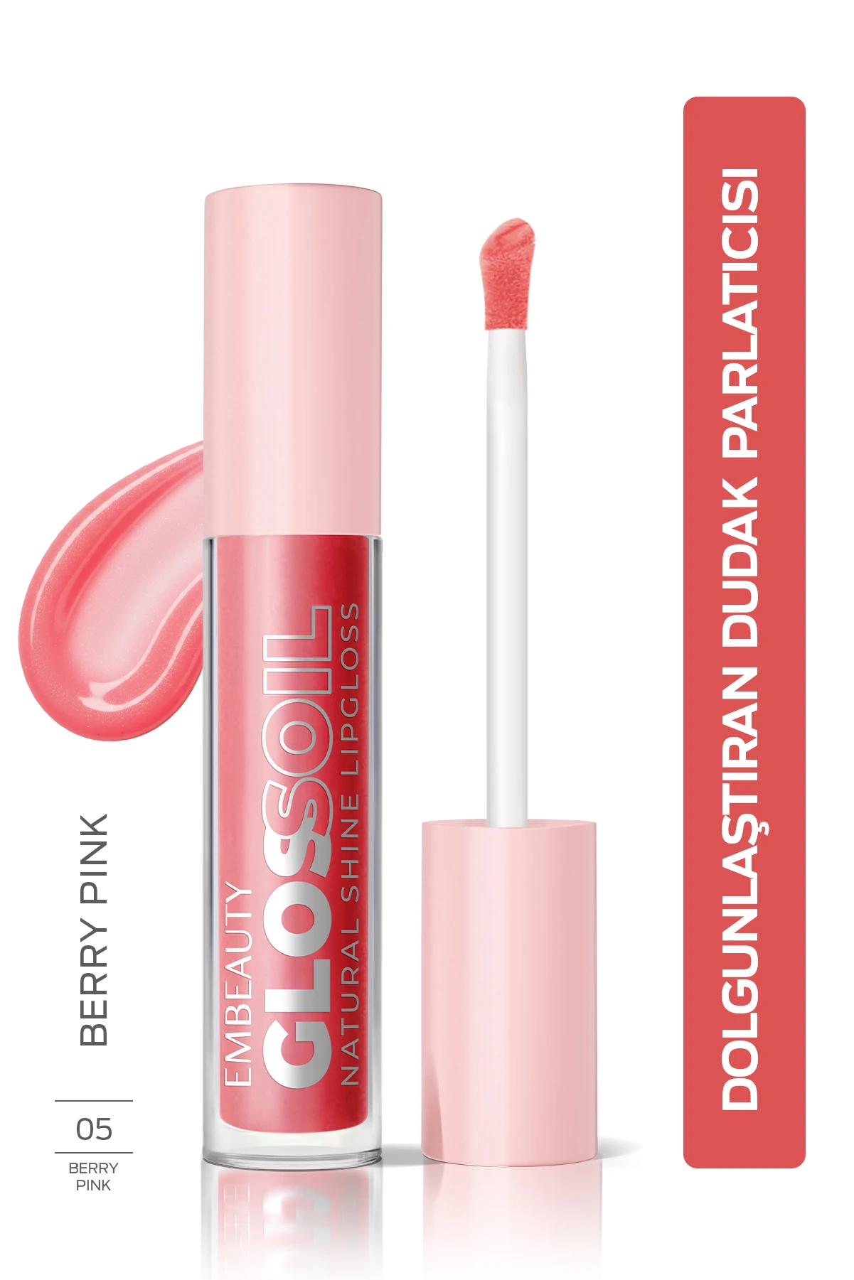 Glossoil - Nemlendirici, Dolgunlaştırıcı Dudak Parlatıcısı - Berry Bloom No:3 Glossoil - Nemlendirici, Dolgunlaştırıcı Dudak Parlatıcısı