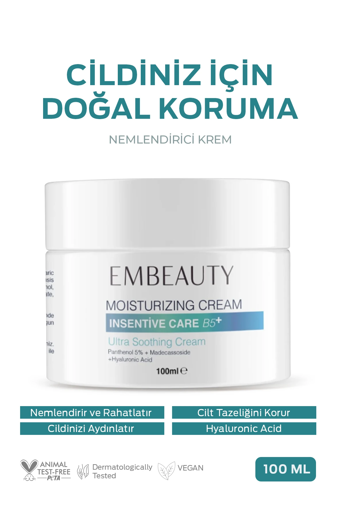 Cilt Yenileyici - Bariyer Güçlendirici ve Hyalüronik Asit-Panthenol içerikli Yoğun Nemlendirici Krem