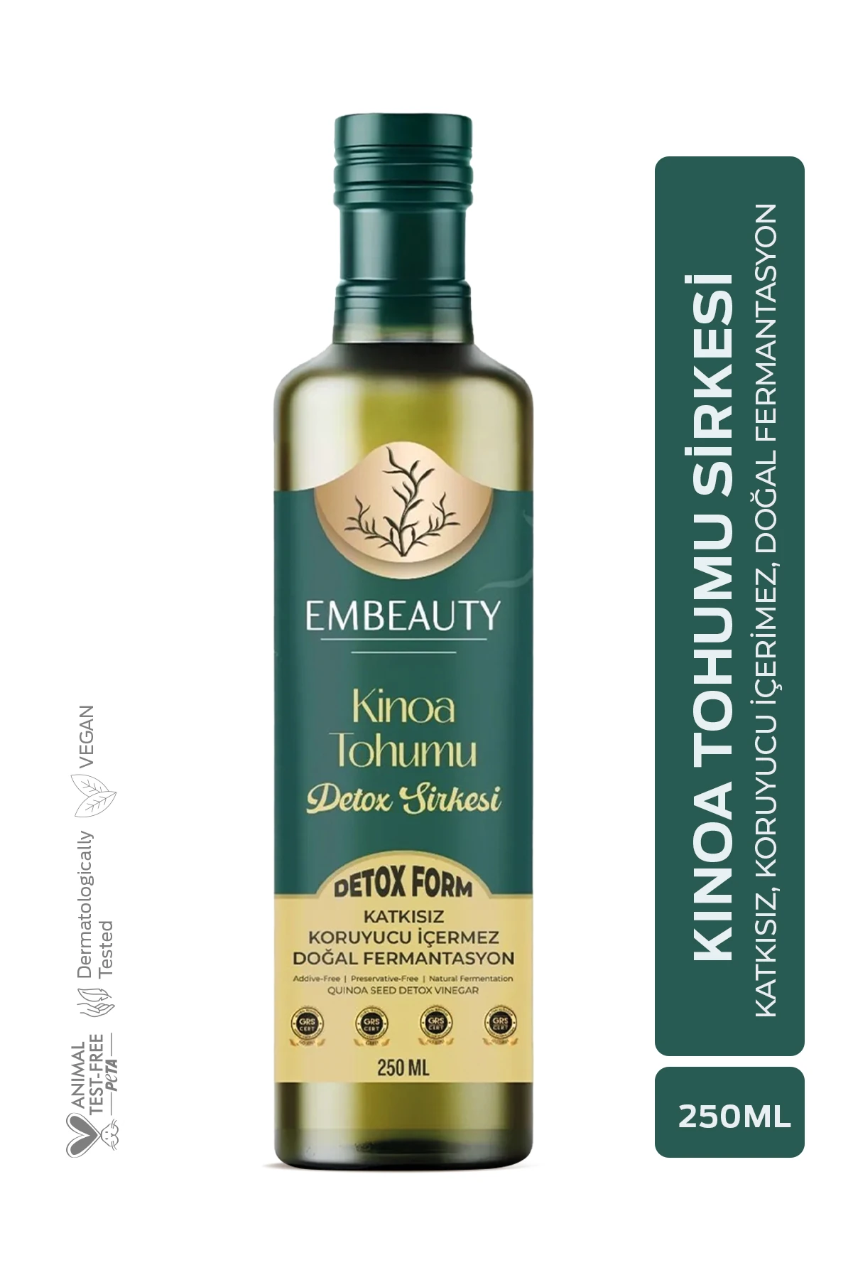 Kinoa Tohumu Detox Sirkesi 250ml