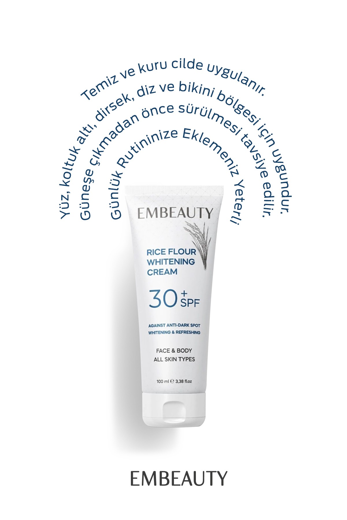 Cilt Beyazlatıcı Aydınlatıcı Leke Karşıtı Bakım Kremi 30 Spf 100 ml